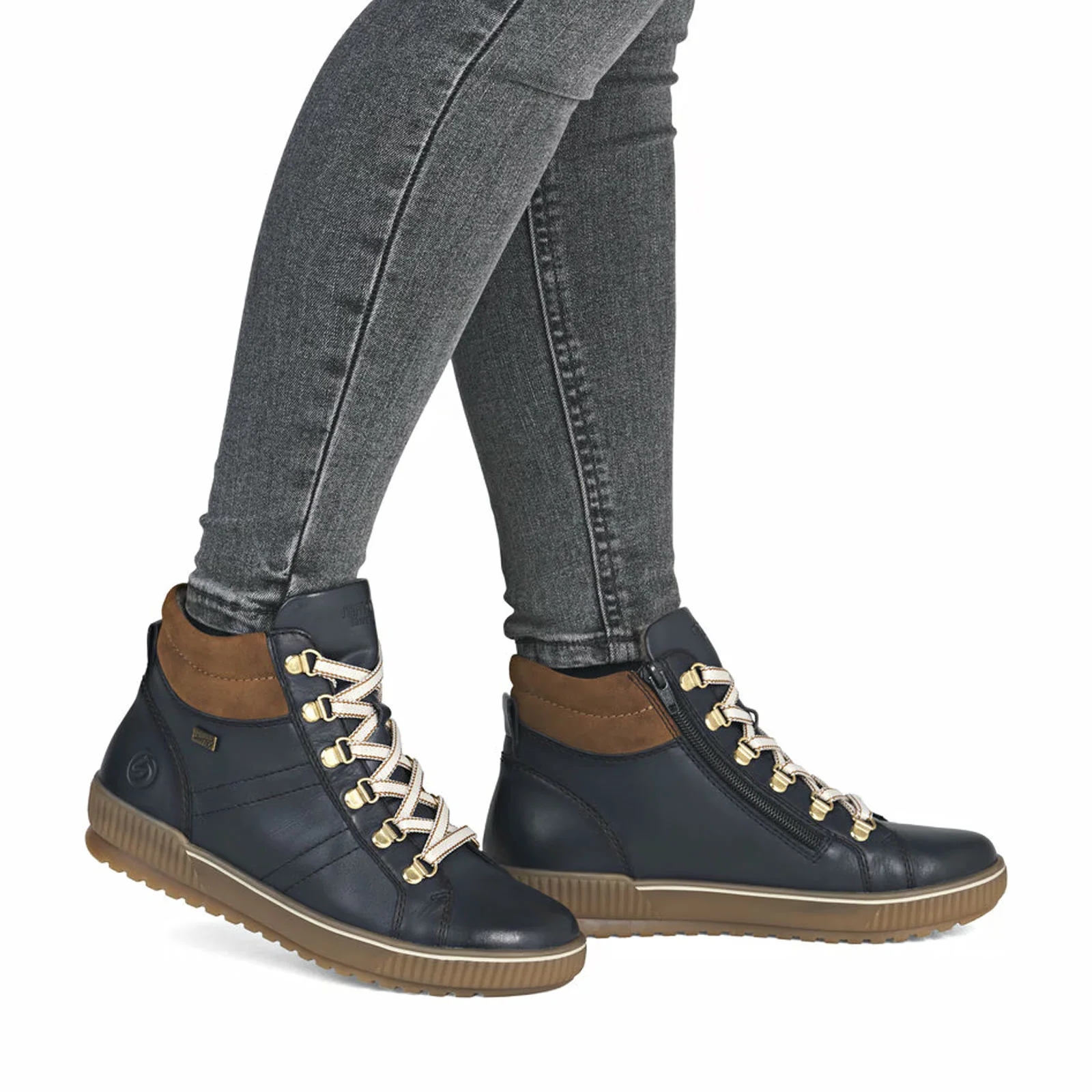 Remonte Maditta 81 Sneaker Boot (Women) - Pazifik/Reh - Image 6