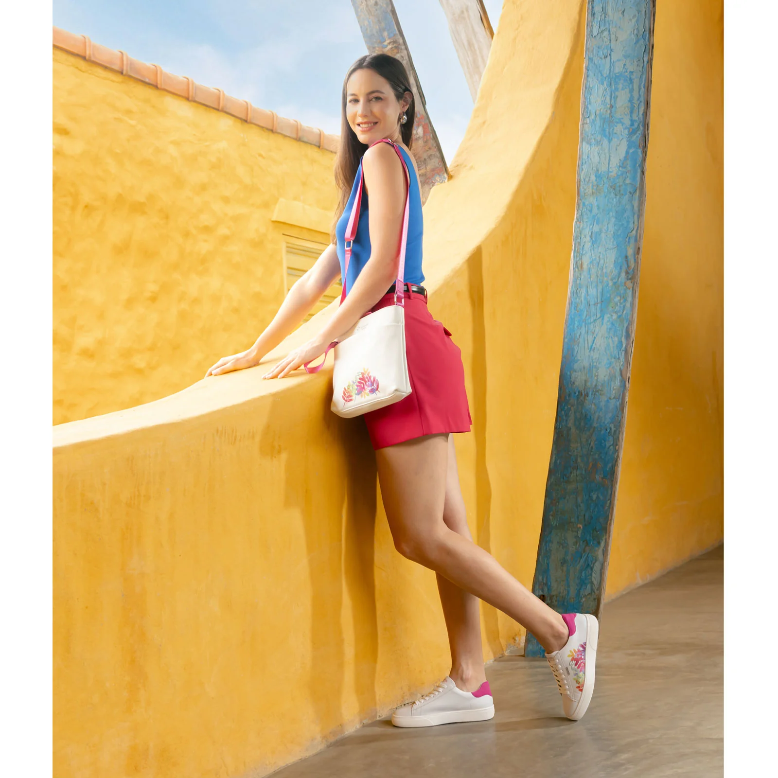 Remonte Shawna 00 Sneaker (Women) - Weiss/Magenta/Rock - Image 10