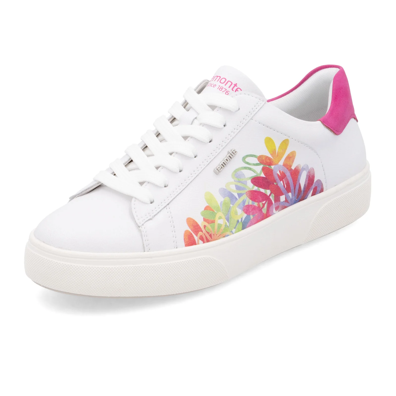 Remonte Shawna 00 Sneaker (Women) - Weiss/Magenta/Rock - Image 3