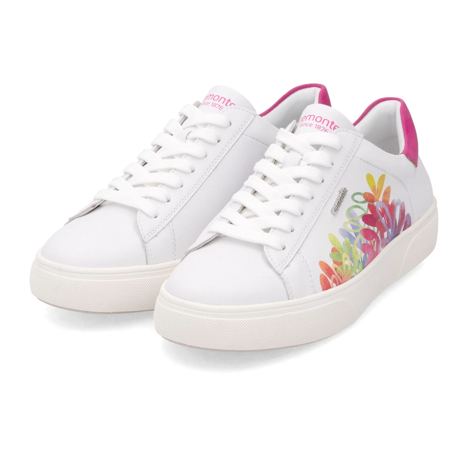 Remonte Shawna 00 Sneaker (Women) - Weiss/Magenta/Rock - Image 4
