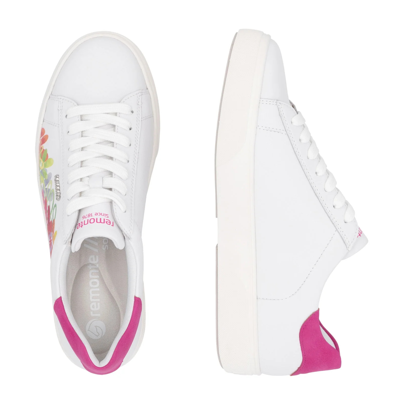 Remonte Shawna 00 Sneaker (Women) - Weiss/Magenta/Rock - Image 7