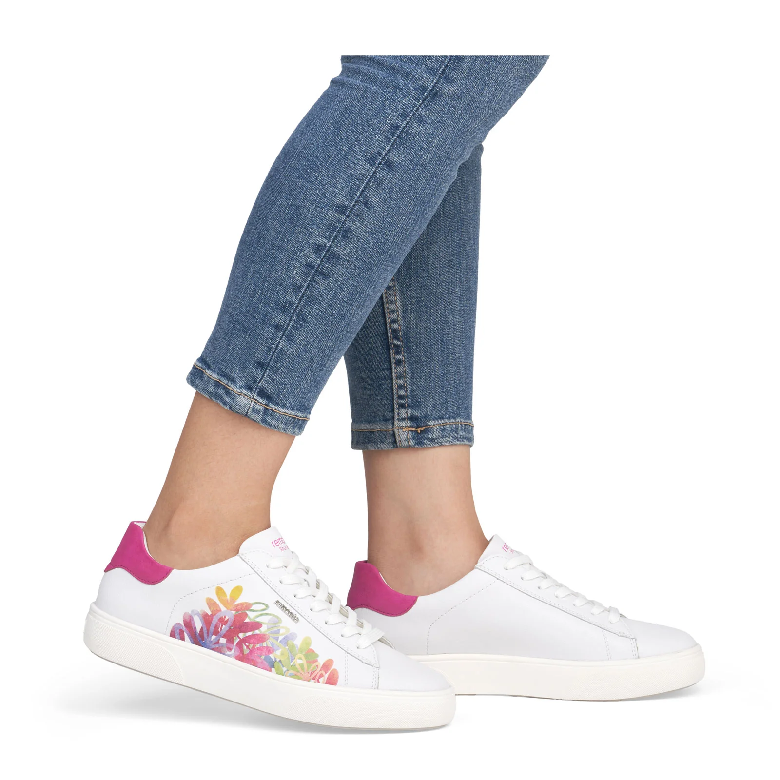 Remonte Shawna 00 Sneaker (Women) - Weiss/Magenta/Rock - Image 9