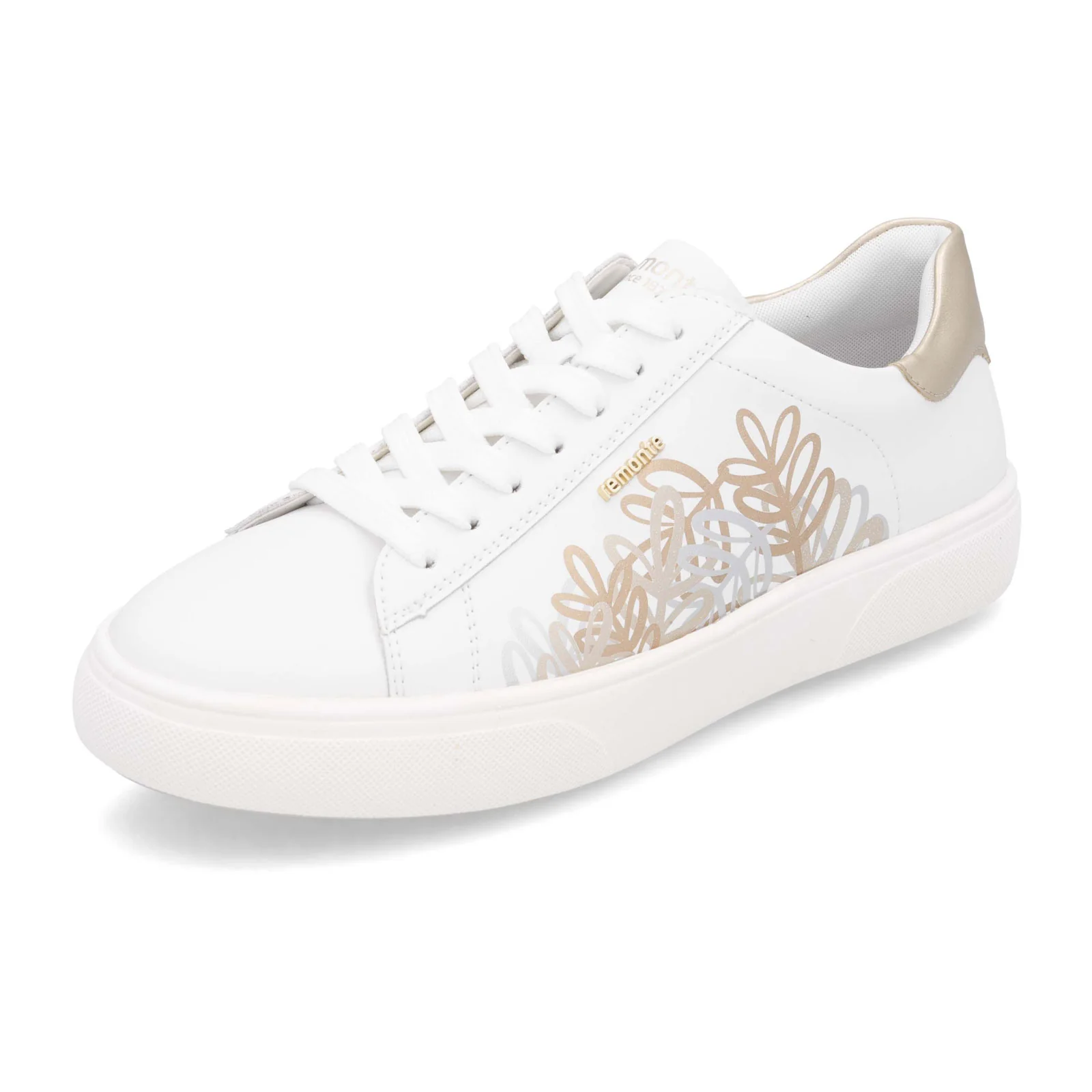 Remonte Shawna 00 Sneaker (Women) - Weiss/Pale Gold/Manila - Image 3
