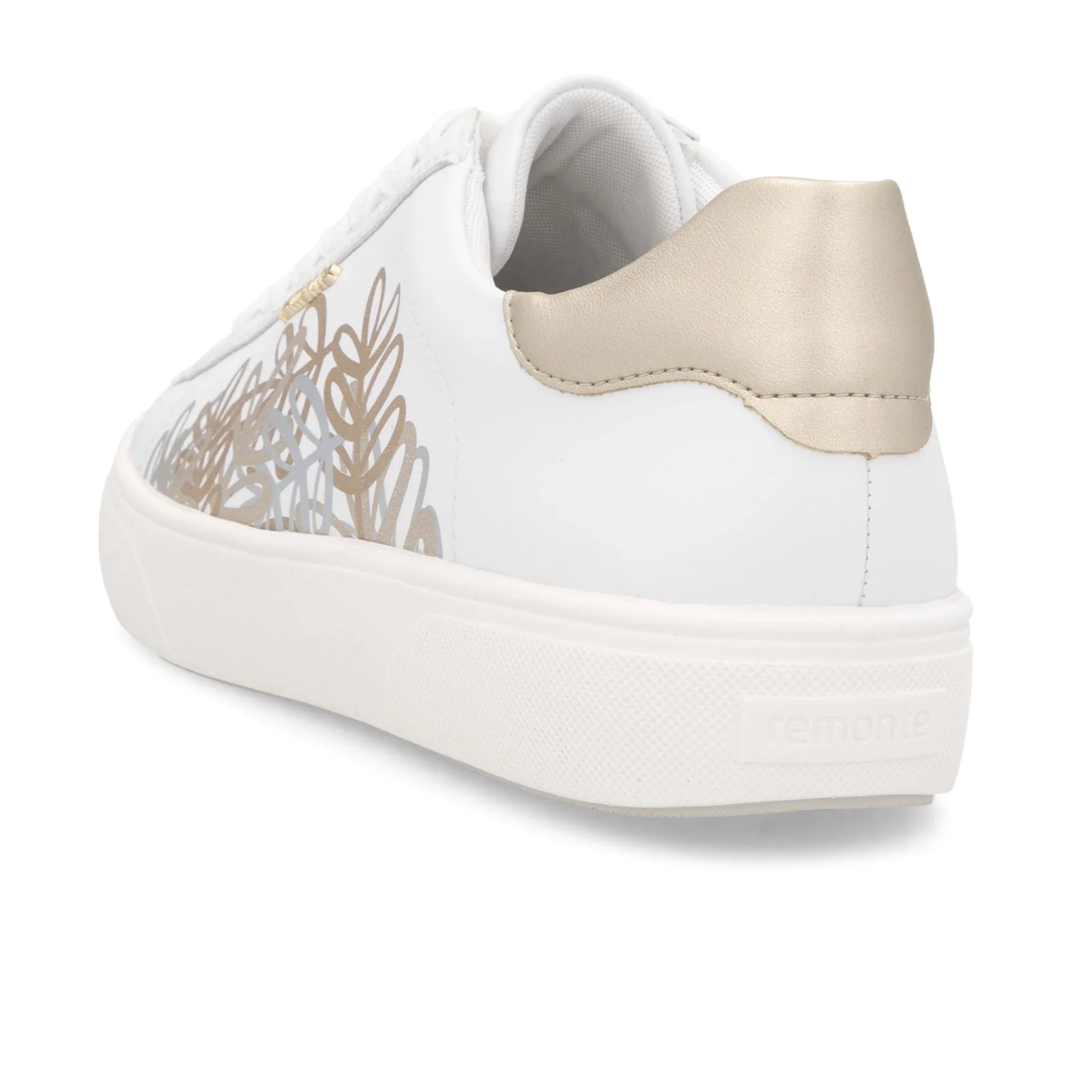 Remonte Shawna 00 Sneaker (Women) - Weiss/Pale Gold/Manila - Image 6