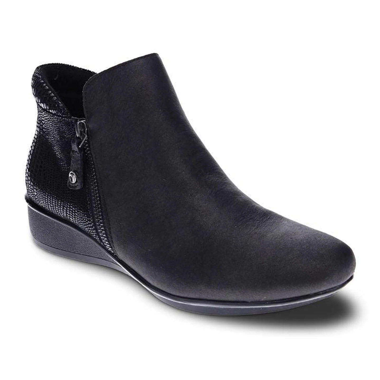 Revere Damascus Ankle Boot (Women) - Onyx/Black Lizard - Image 3