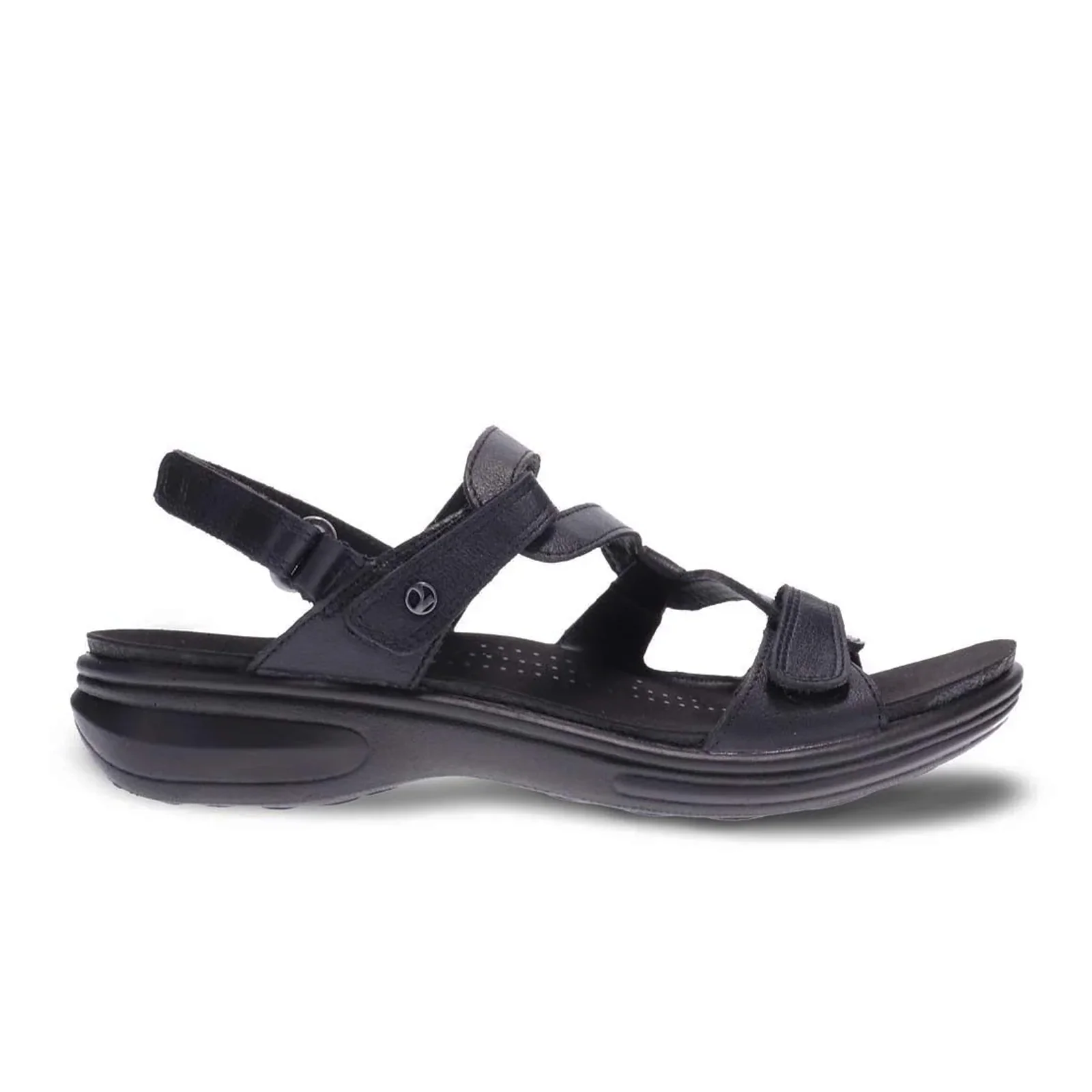 Revere Emerald Backstrap Sandal (Women) - Black