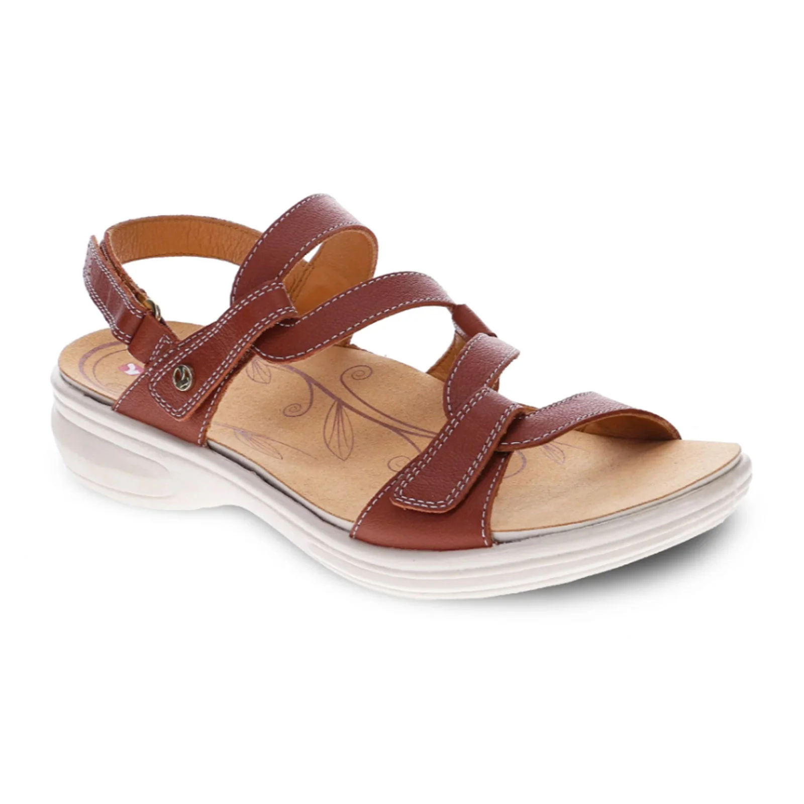 Revere Emerald Backstrap Sandal (Women) - Cognac - Image 3