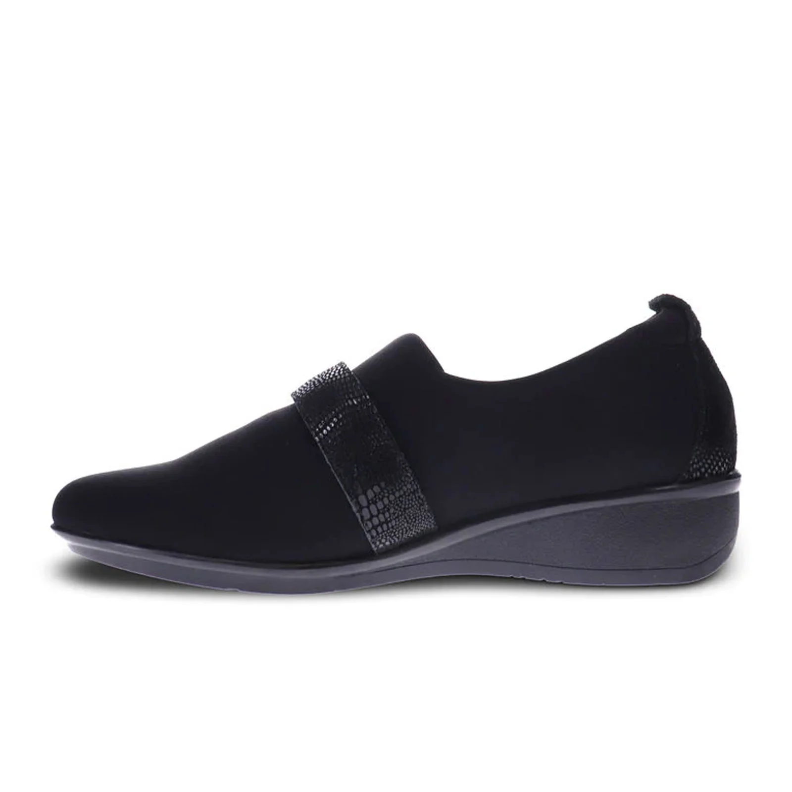 Revere Genoa Stretch Loafer (Women) - Black - Image 2