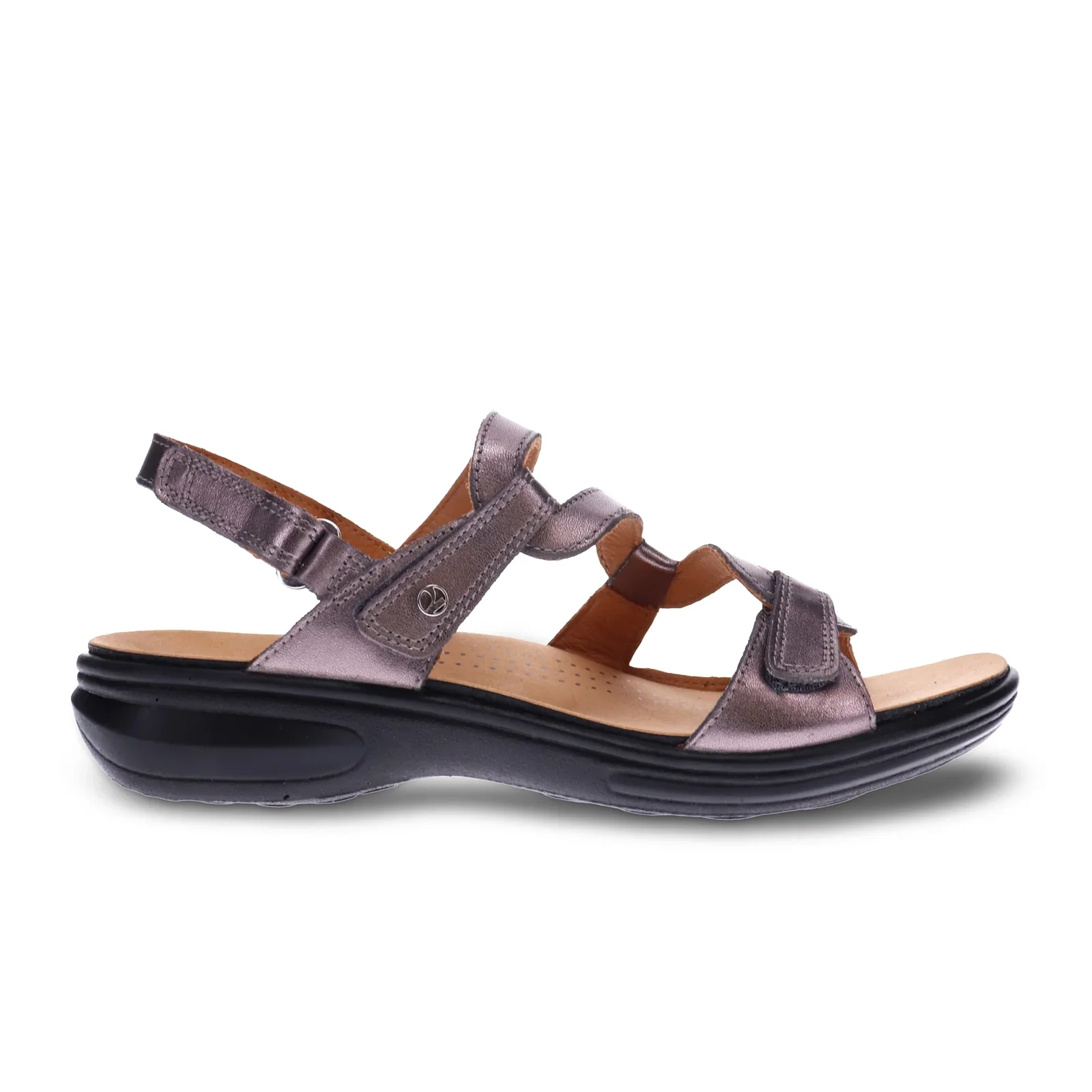 Revere Miami Backstrap Sandal (Women) - Gunmetal