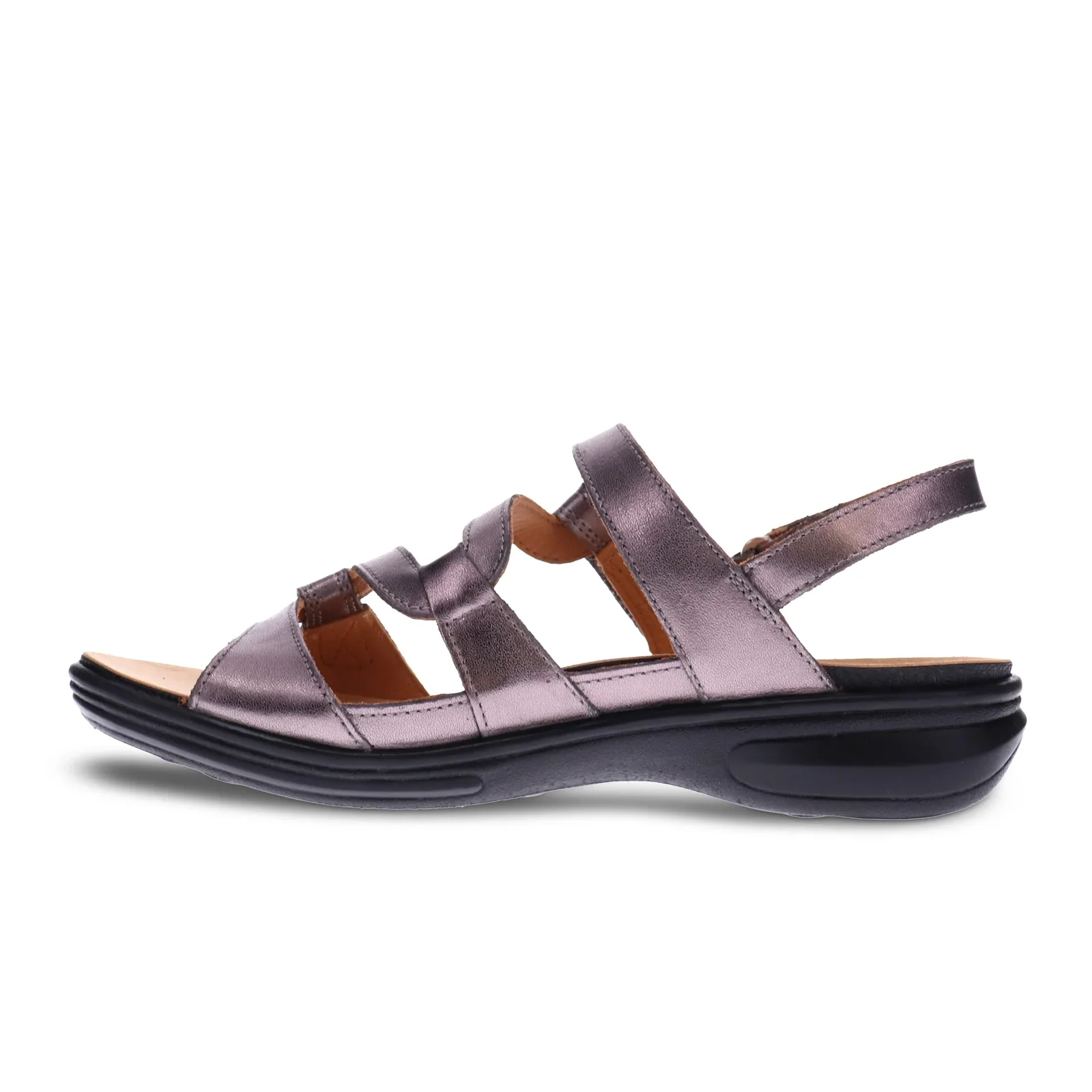 Revere Miami Backstrap Sandal (Women) - Gunmetal - Image 2