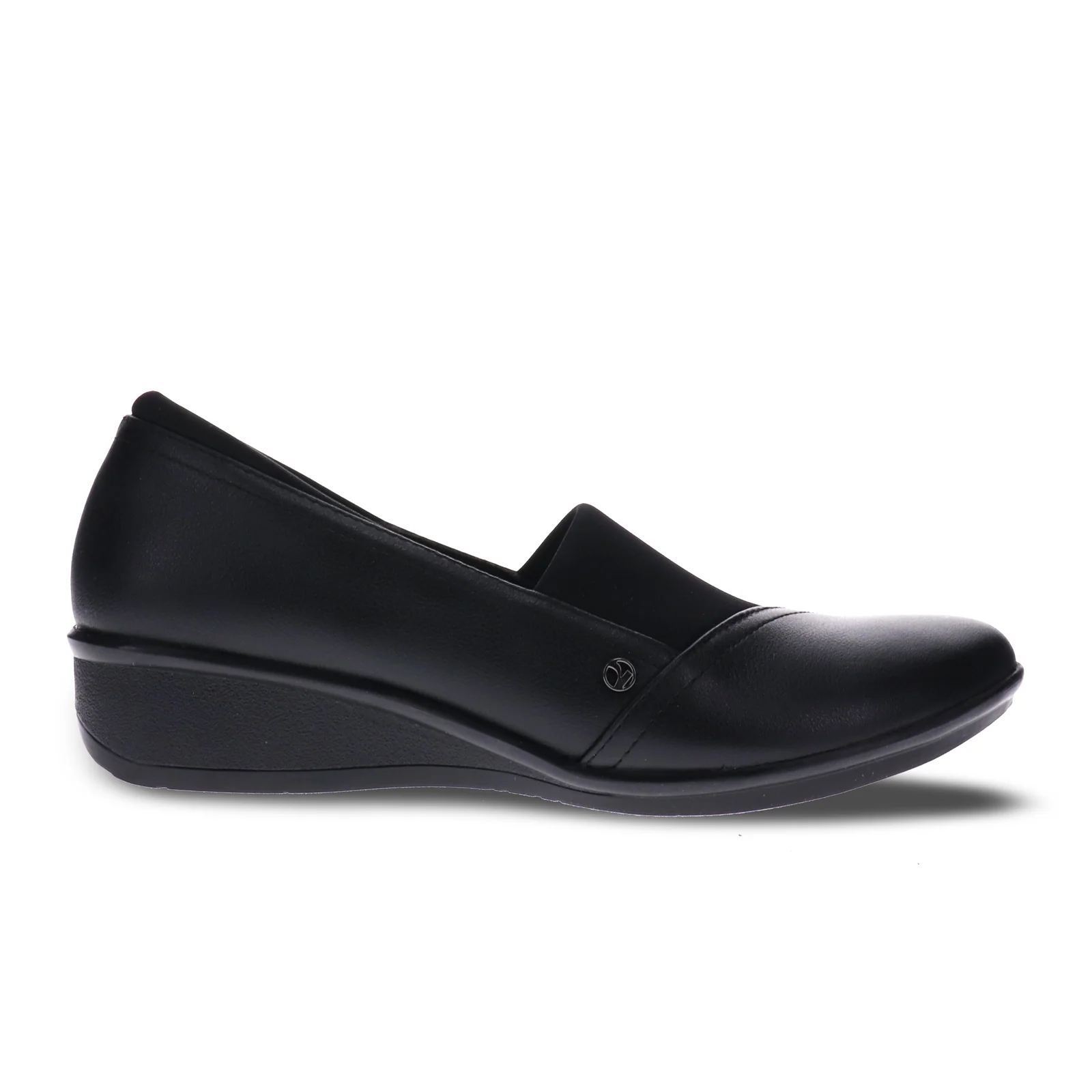 Revere Naples Stretch Loafer (Women) - Black French