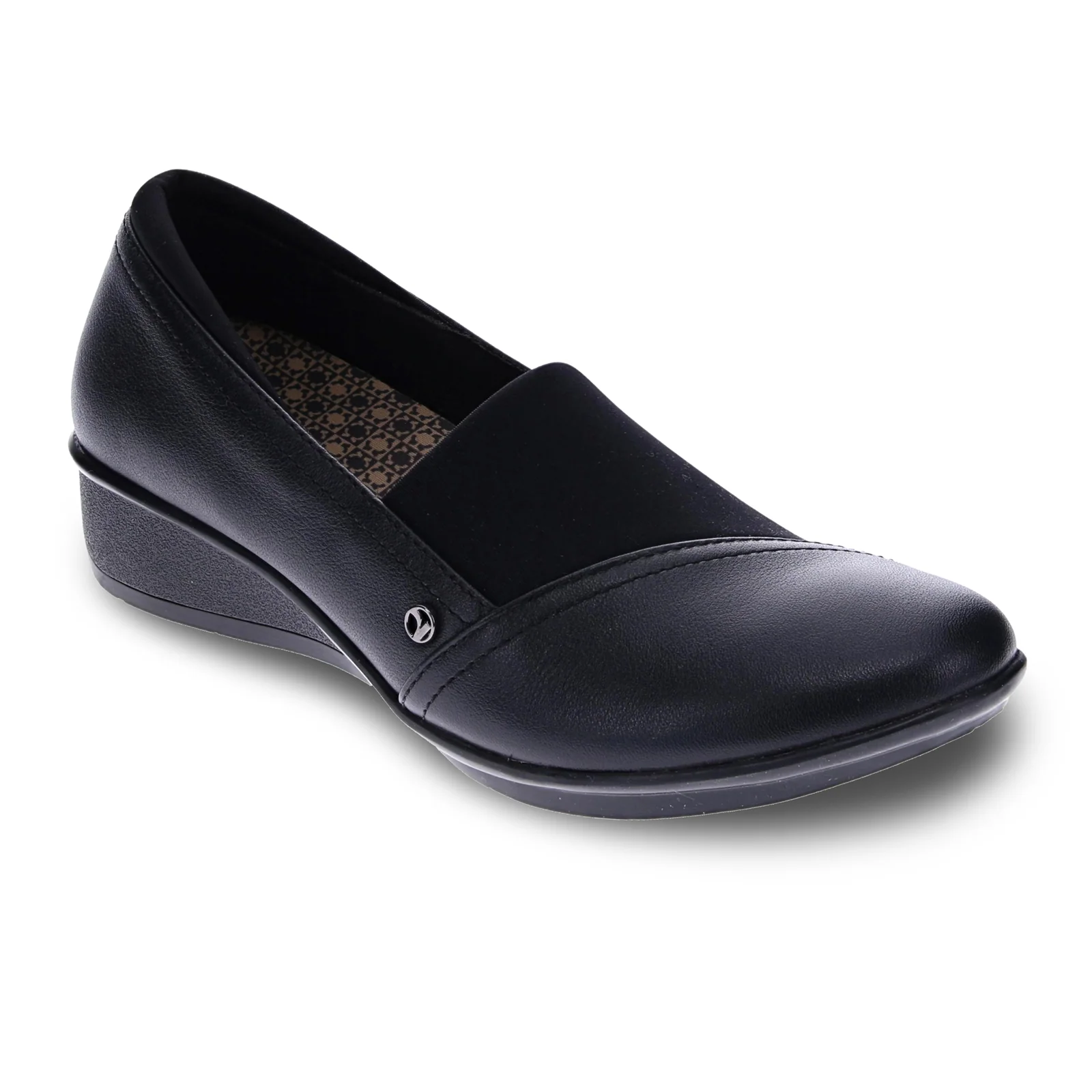 Revere Naples Stretch Loafer (Women) - Black French - Image 3