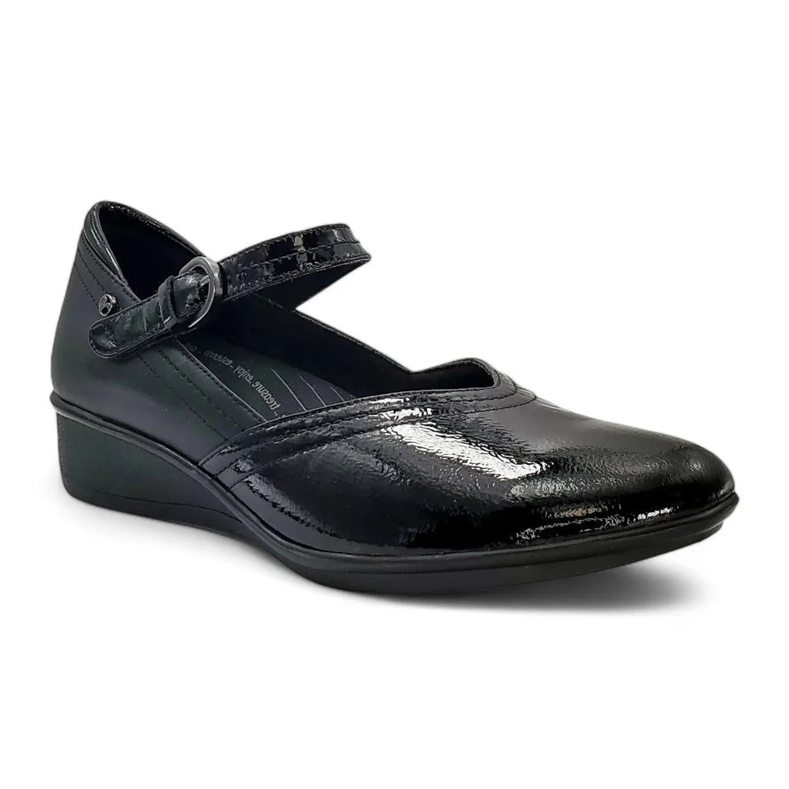 Revere Narita Mary Jane (Women) - Black Patent - Image 3