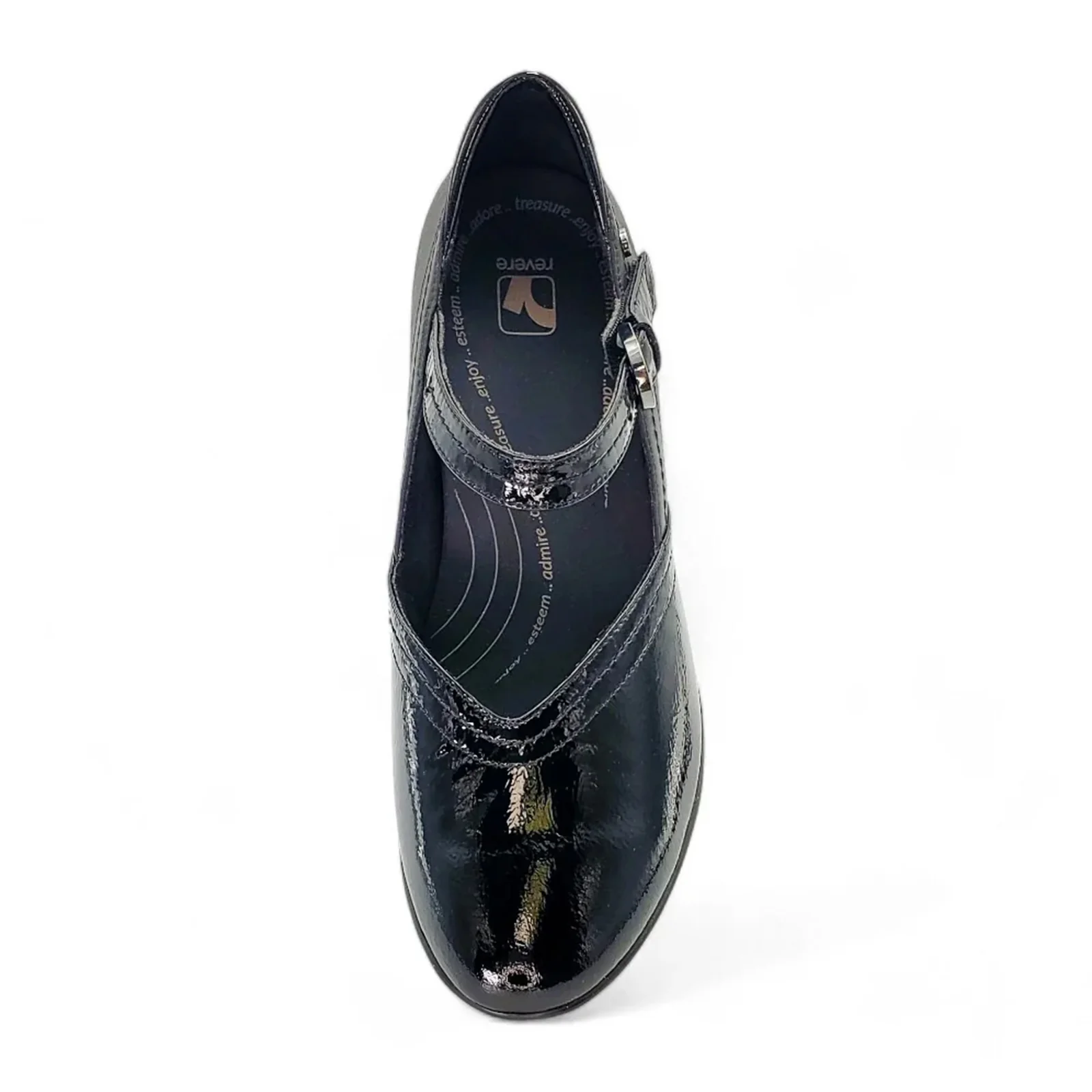 Revere Narita Mary Jane (Women) - Black Patent - Image 4
