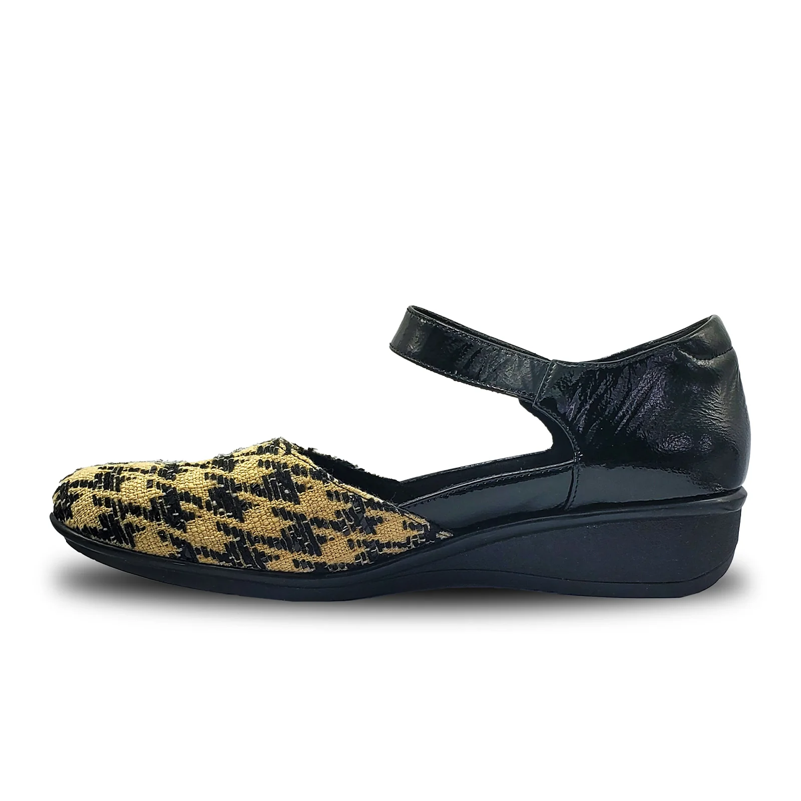 Revere Osaka Wedge Sandal (Women) - Houndstooth - Image 2