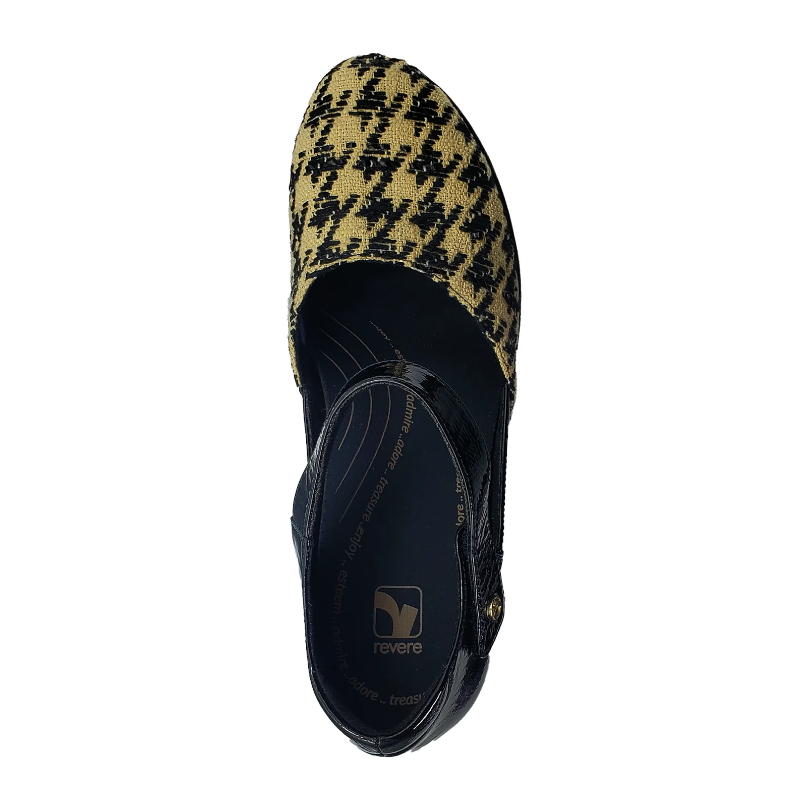 Revere Osaka Wedge Sandal (Women) - Houndstooth - Image 4