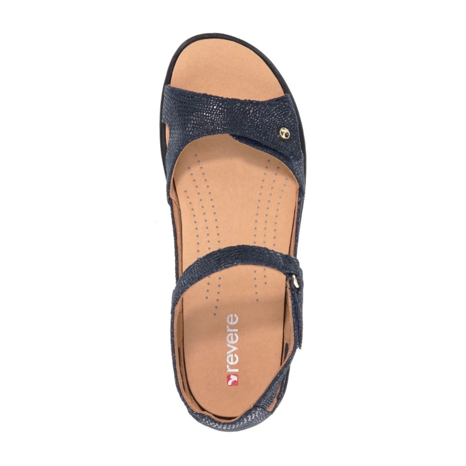 Revere Portofino Backstrap Sandal (Women) - Navy Lizard - Image 3