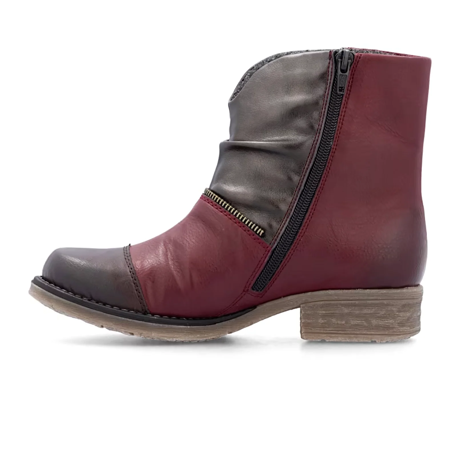 Rieker Fee 54 Boot (Women) - Havanna/Wine - Image 2