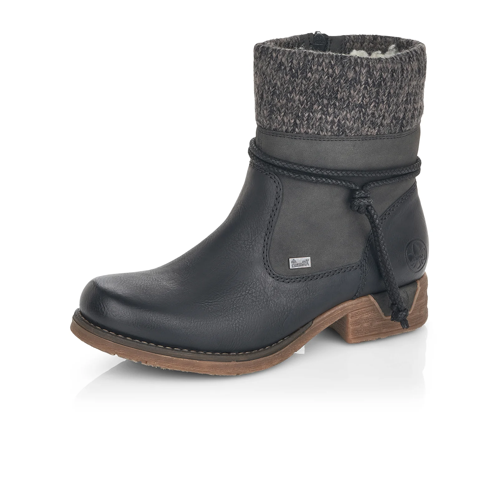 Rieker Fee 88 Ankle Boot (Women) - Black/Anthracite - Image 3