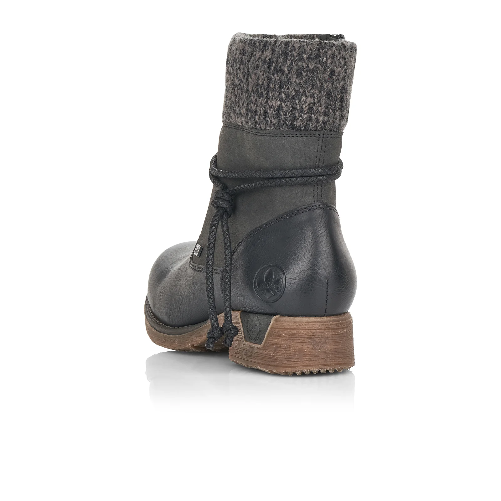 Rieker Fee 88 Ankle Boot (Women) - Black/Anthracite - Image 4