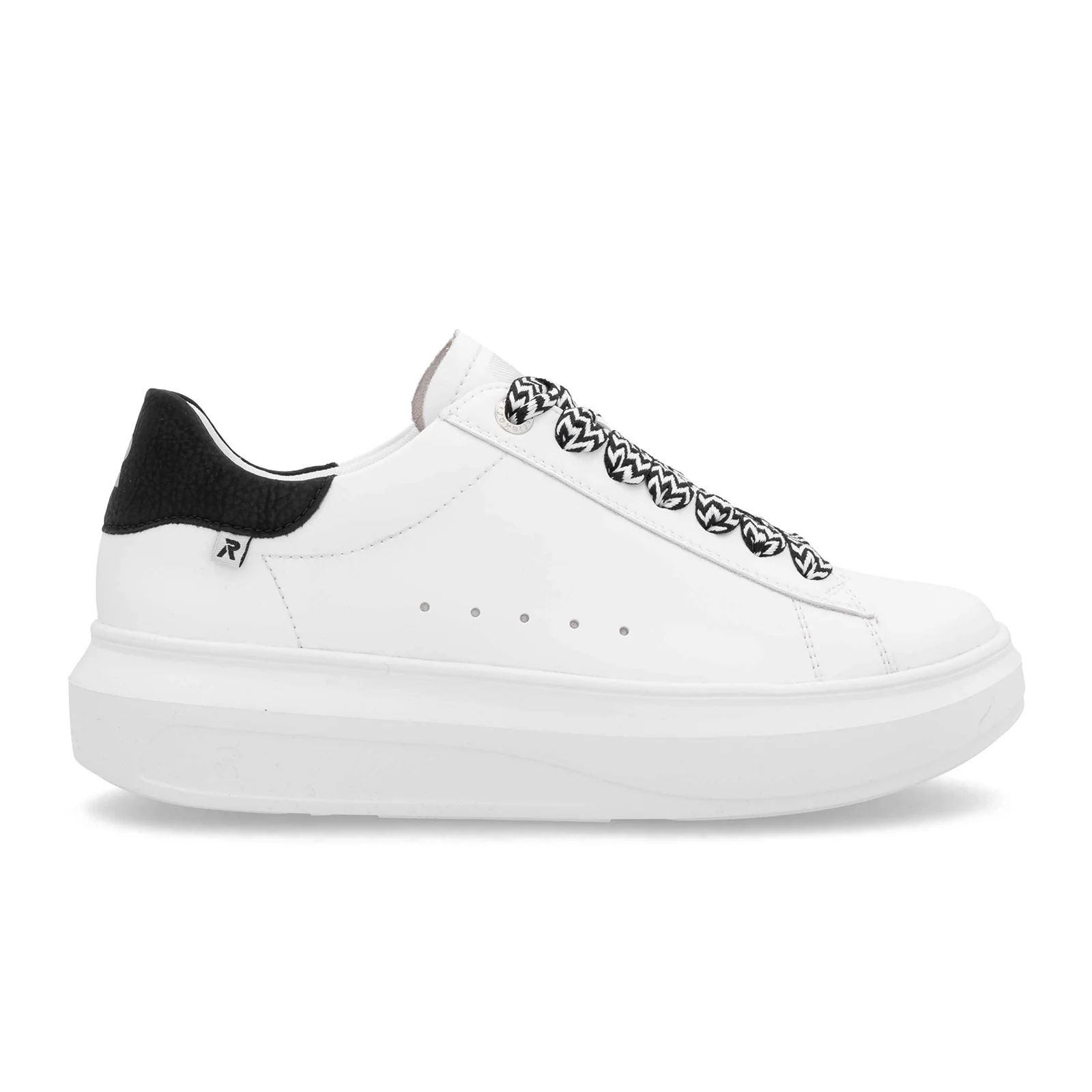 Rieker Adelia 01 Sneaker (Women) - Weiss/Schwarz