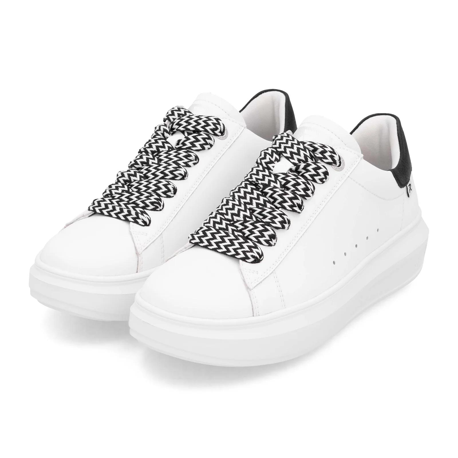 Rieker Adelia 01 Sneaker (Women) - Weiss/Schwarz - Image 3
