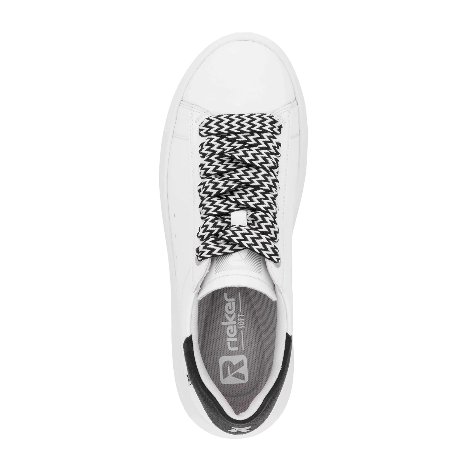 Rieker Adelia 01 Sneaker (Women) - Weiss/Schwarz - Image 6