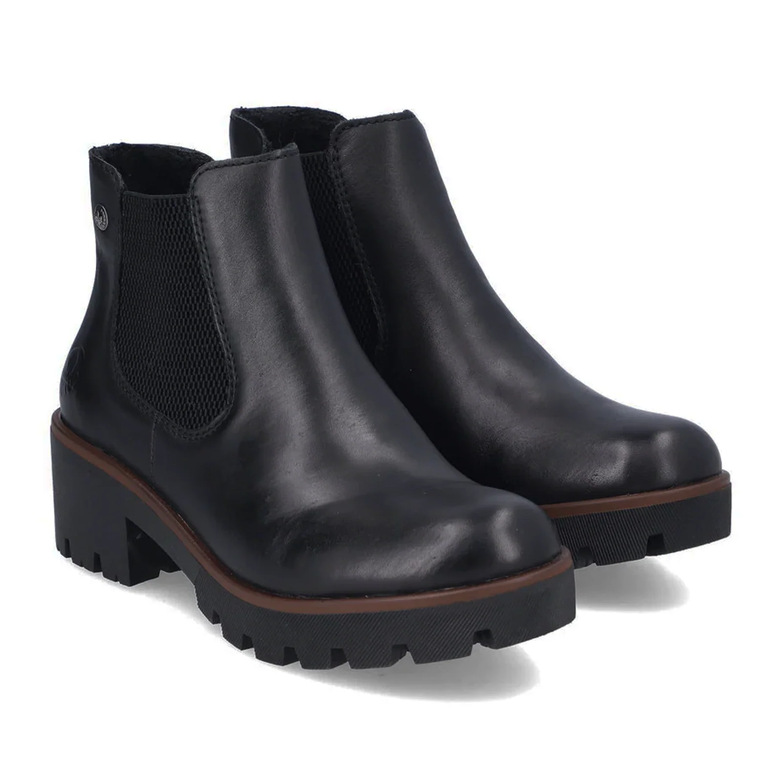 Rieker Amalia 65 Chelsea Boot (Women) - Black/Black - Image 3