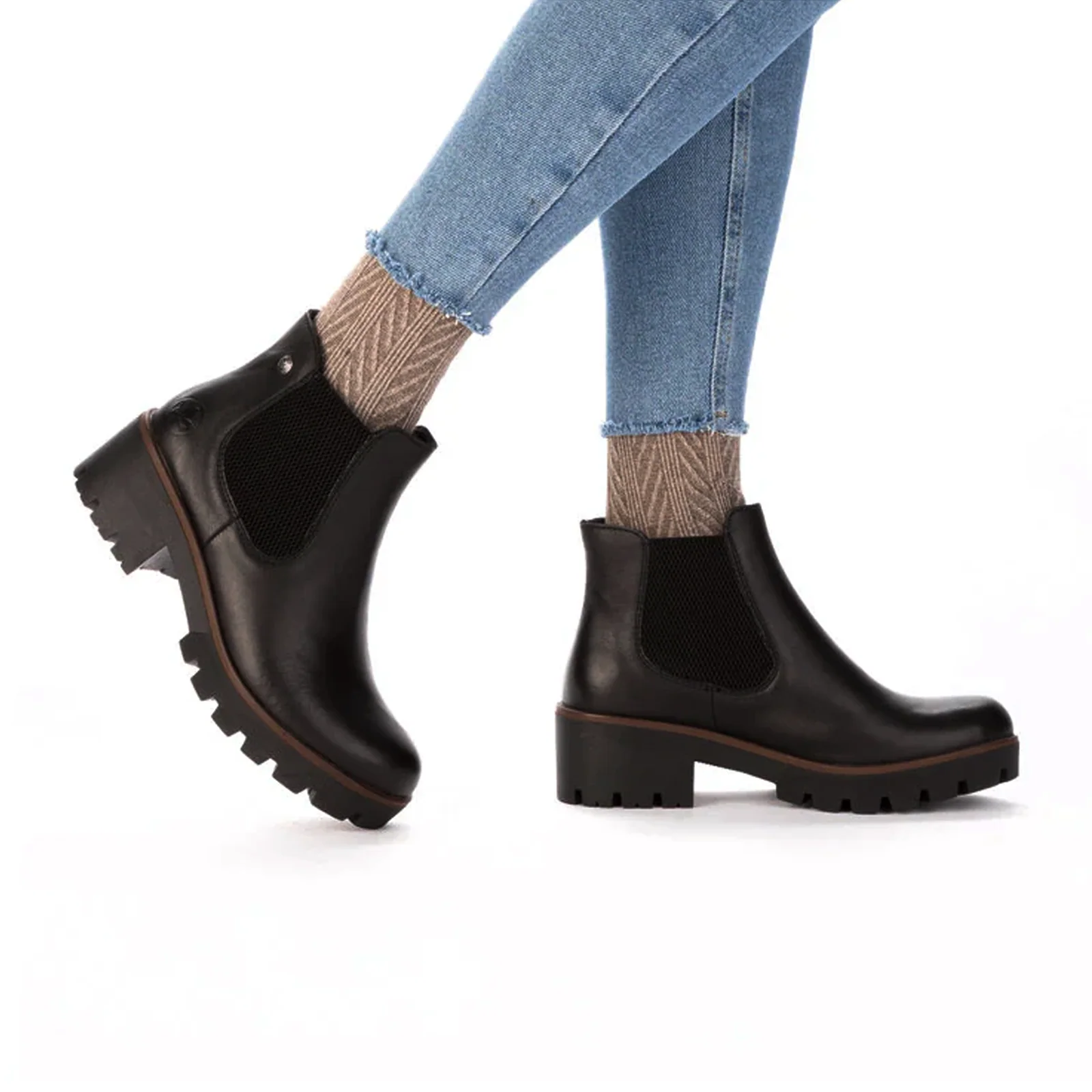 Rieker Amalia 65 Chelsea Boot (Women) - Black/Black - Image 9