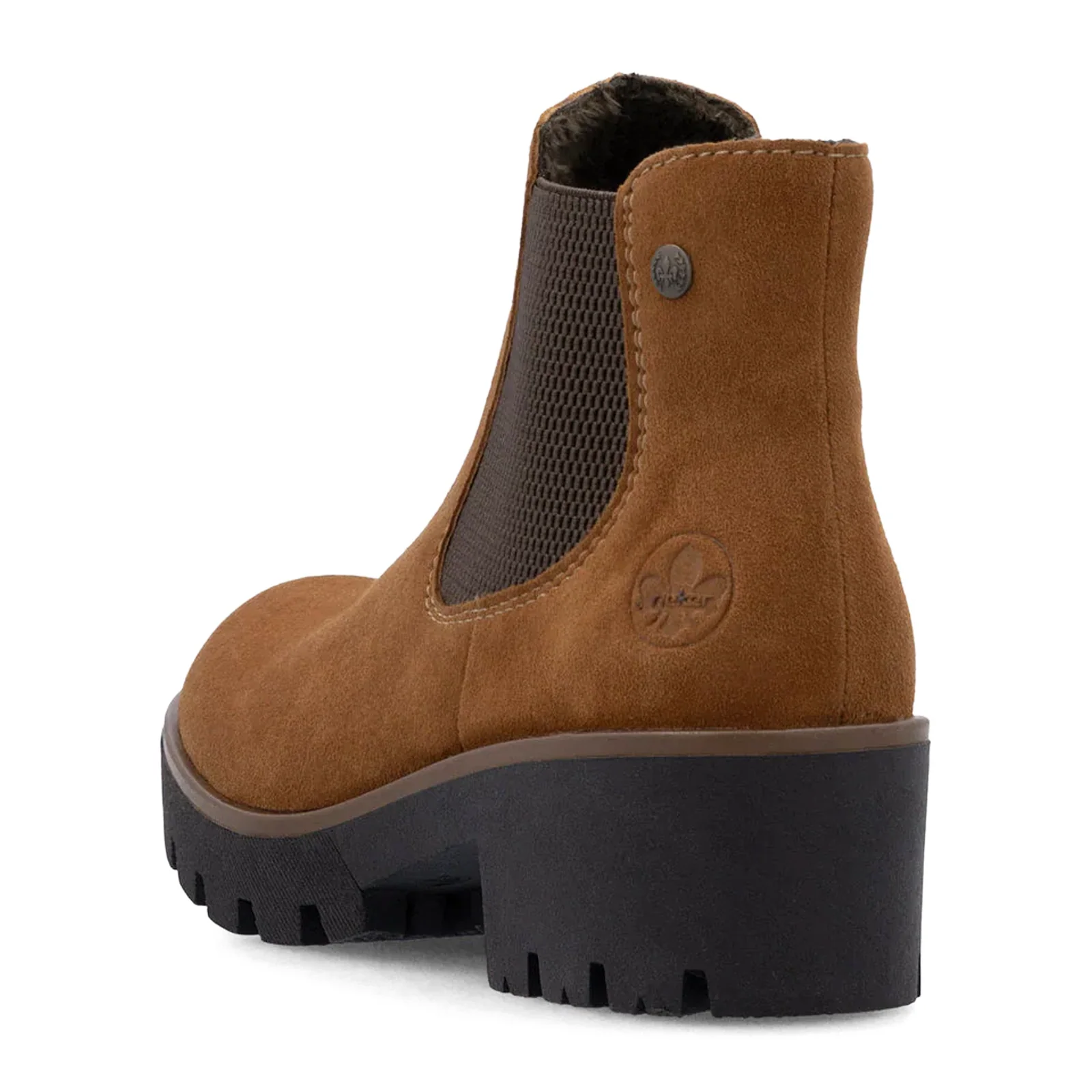 Rieker Amalia 65 Chelsea Boot (Women) - Noccia/Brown Goatsuede - Image 5