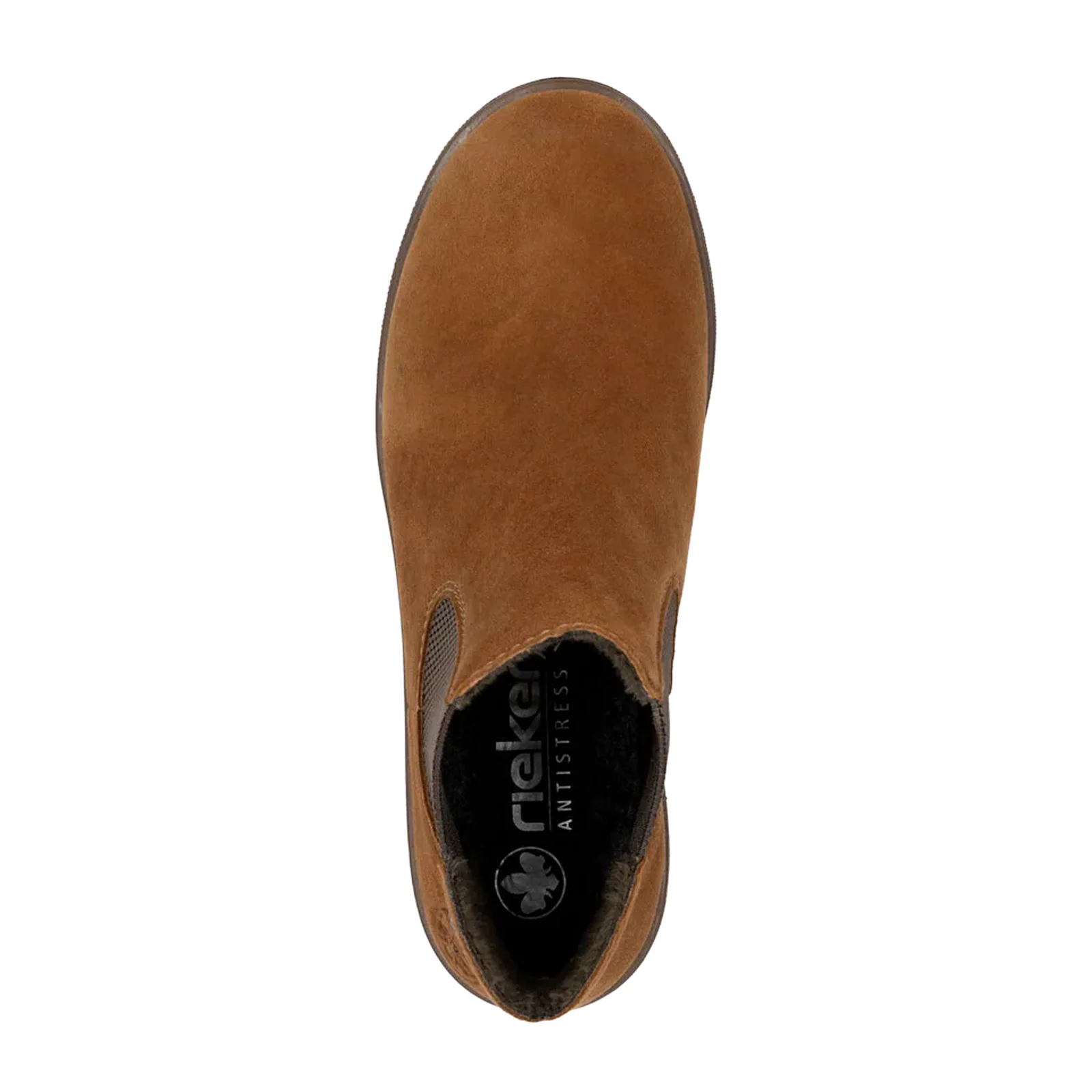Rieker Amalia 65 Chelsea Boot (Women) - Noccia/Brown Goatsuede - Image 6