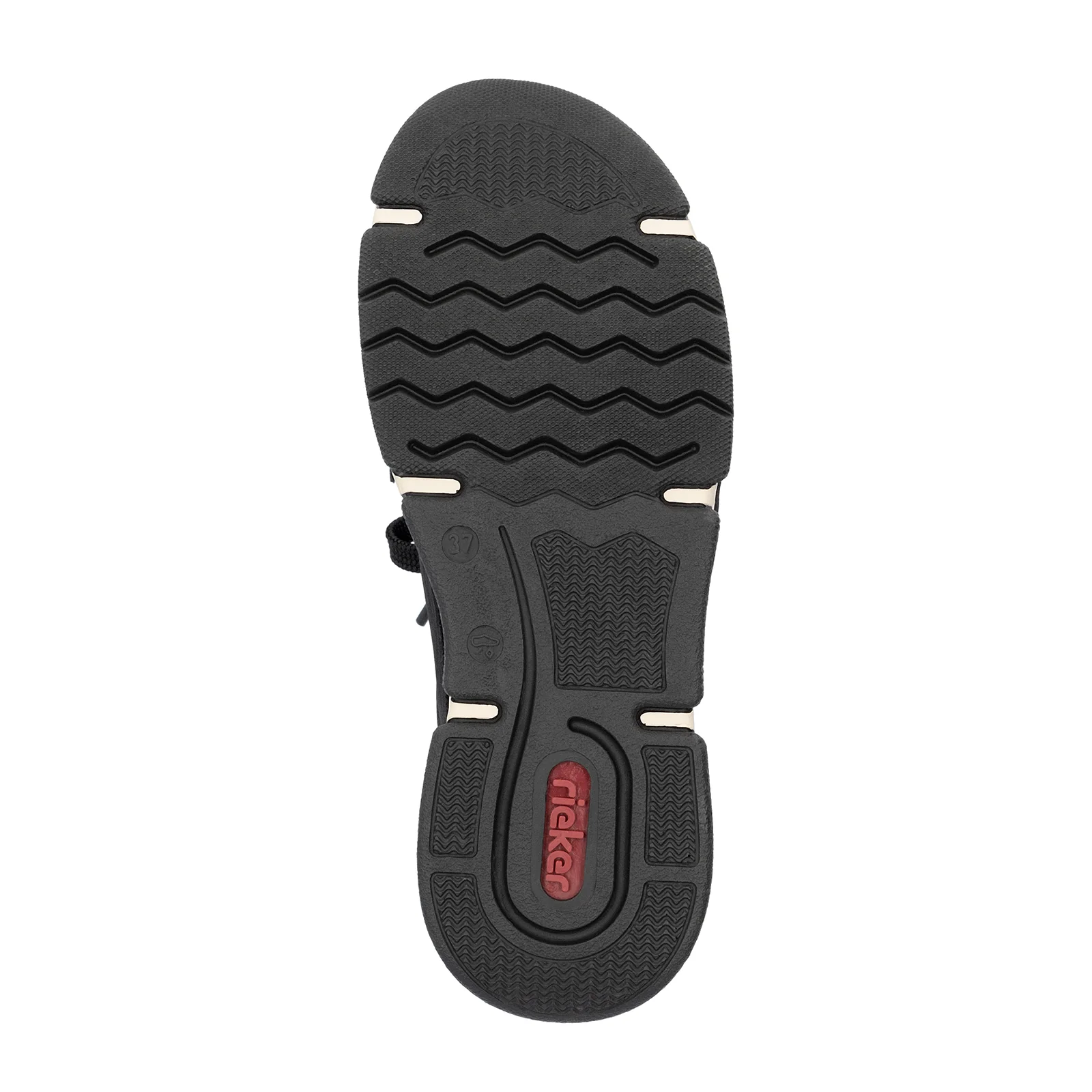 Rieker Angela 73 Sneaker (Women) - Black/Black - Image 4