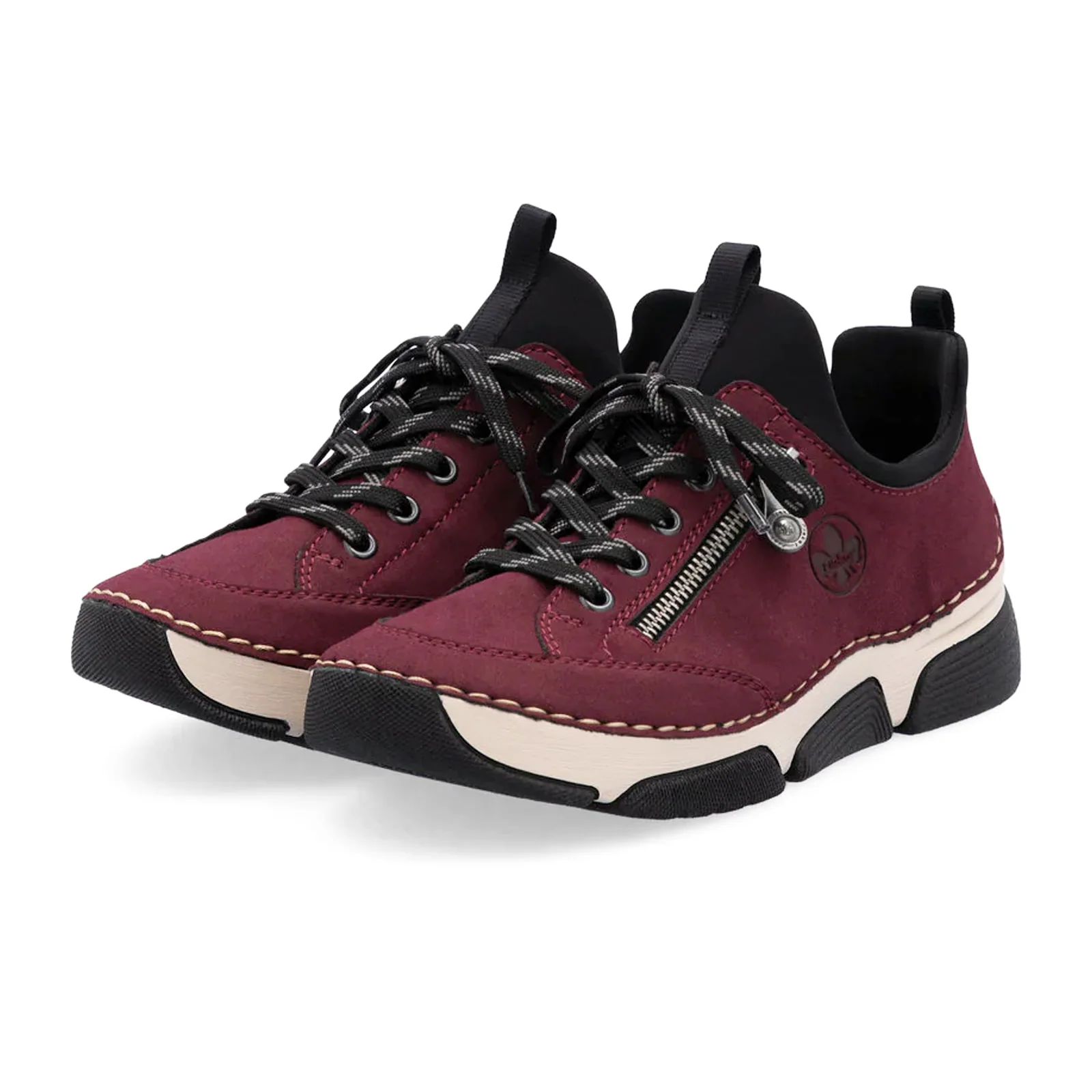 Rieker Angela 73 Sneaker (Women) - Bordeaux/Schwarz - Image 2
