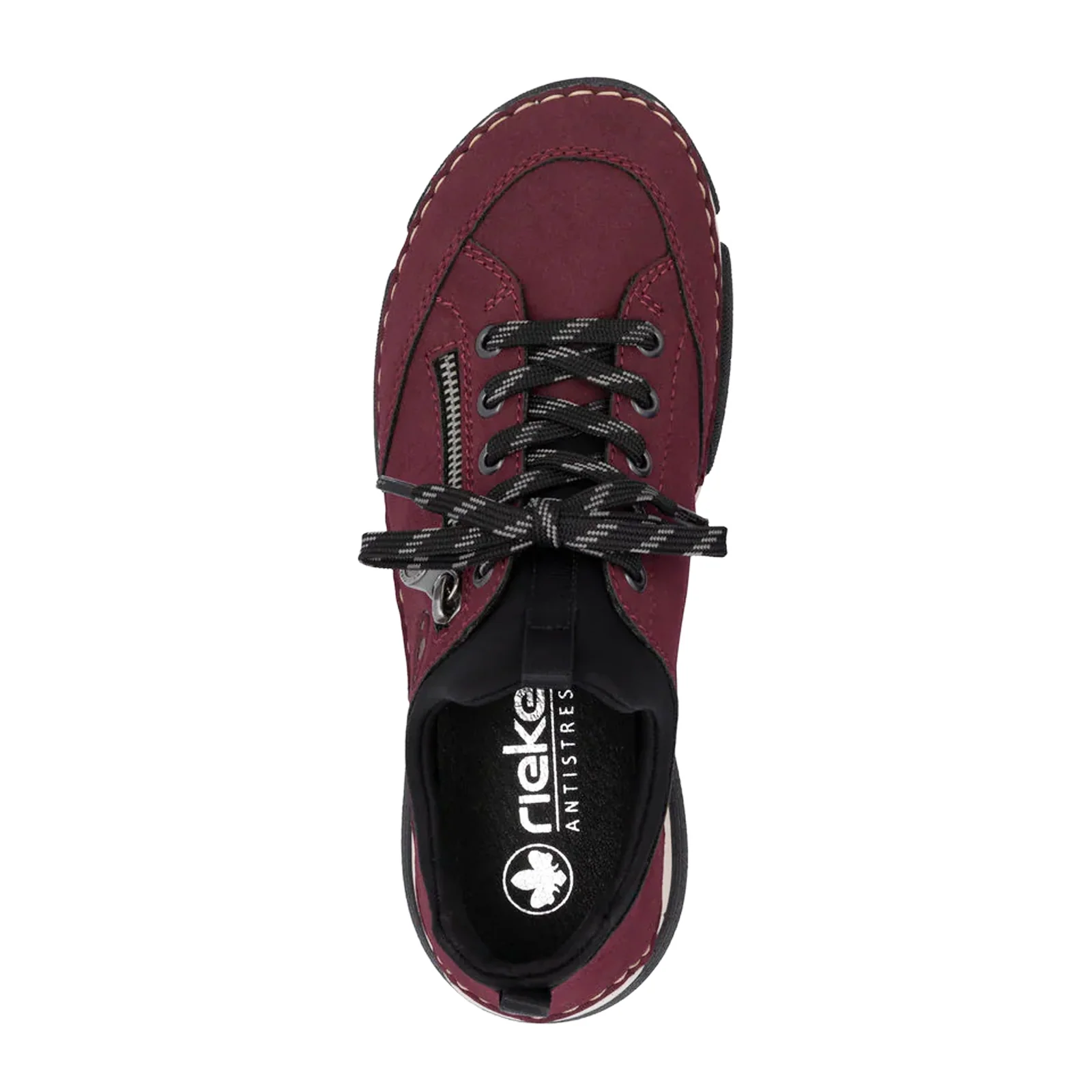 Rieker Angela 73 Sneaker (Women) - Bordeaux/Schwarz - Image 5
