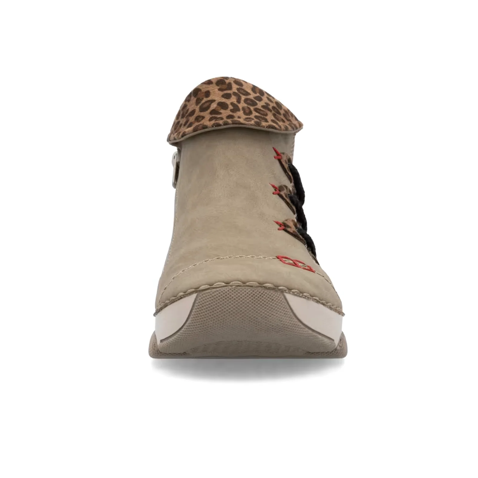 Rieker Angela 83 Slip On Bootie (Women) - Fango/Leo Nuss - Image 6