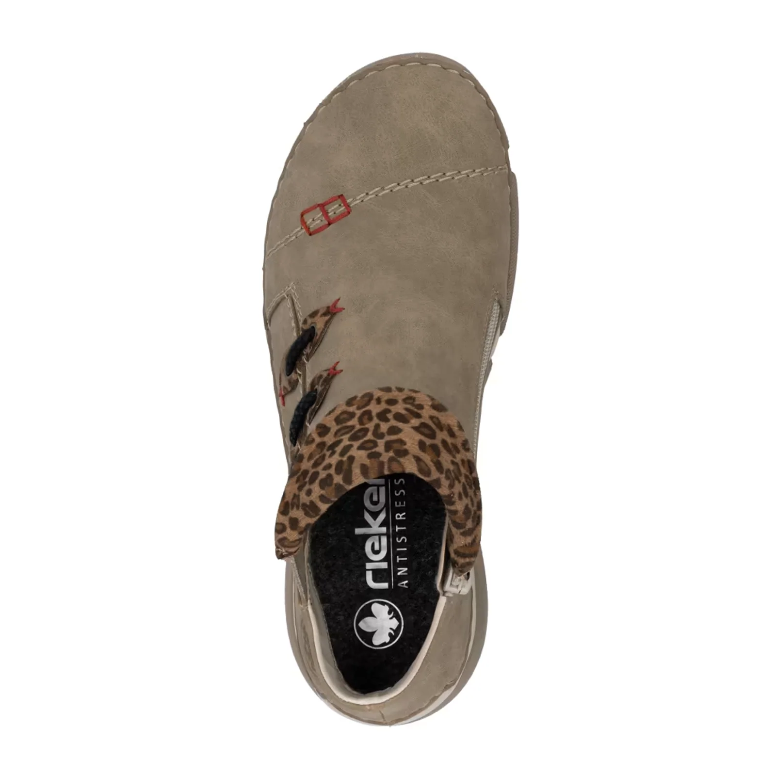 Rieker Angela 83 Slip On Bootie (Women) - Fango/Leo Nuss - Image 7