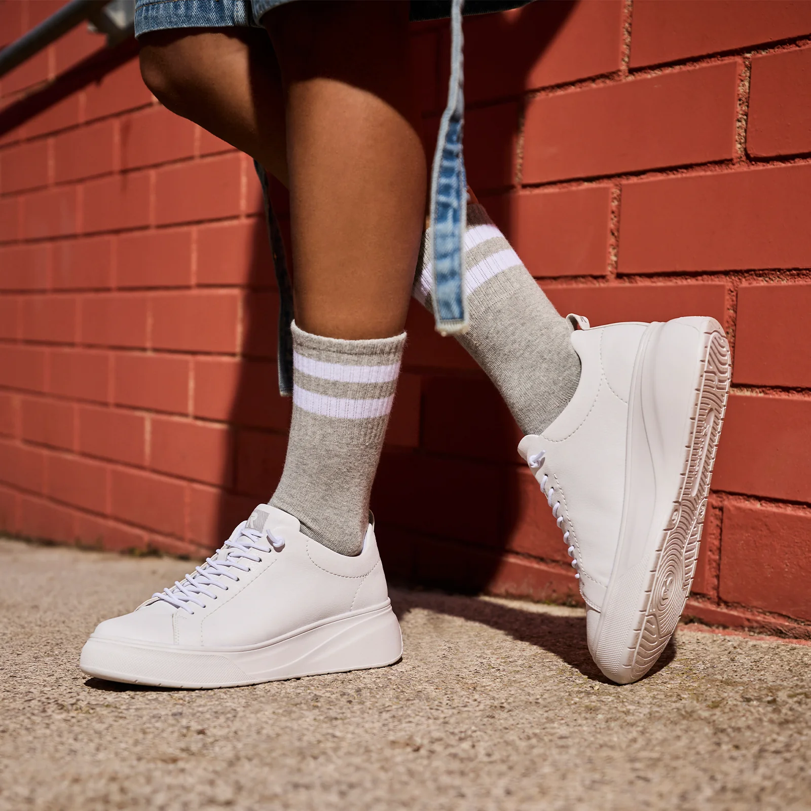 Rieker Carla 01 Sneaker (Women) - Weiss/Weiss - Image 4