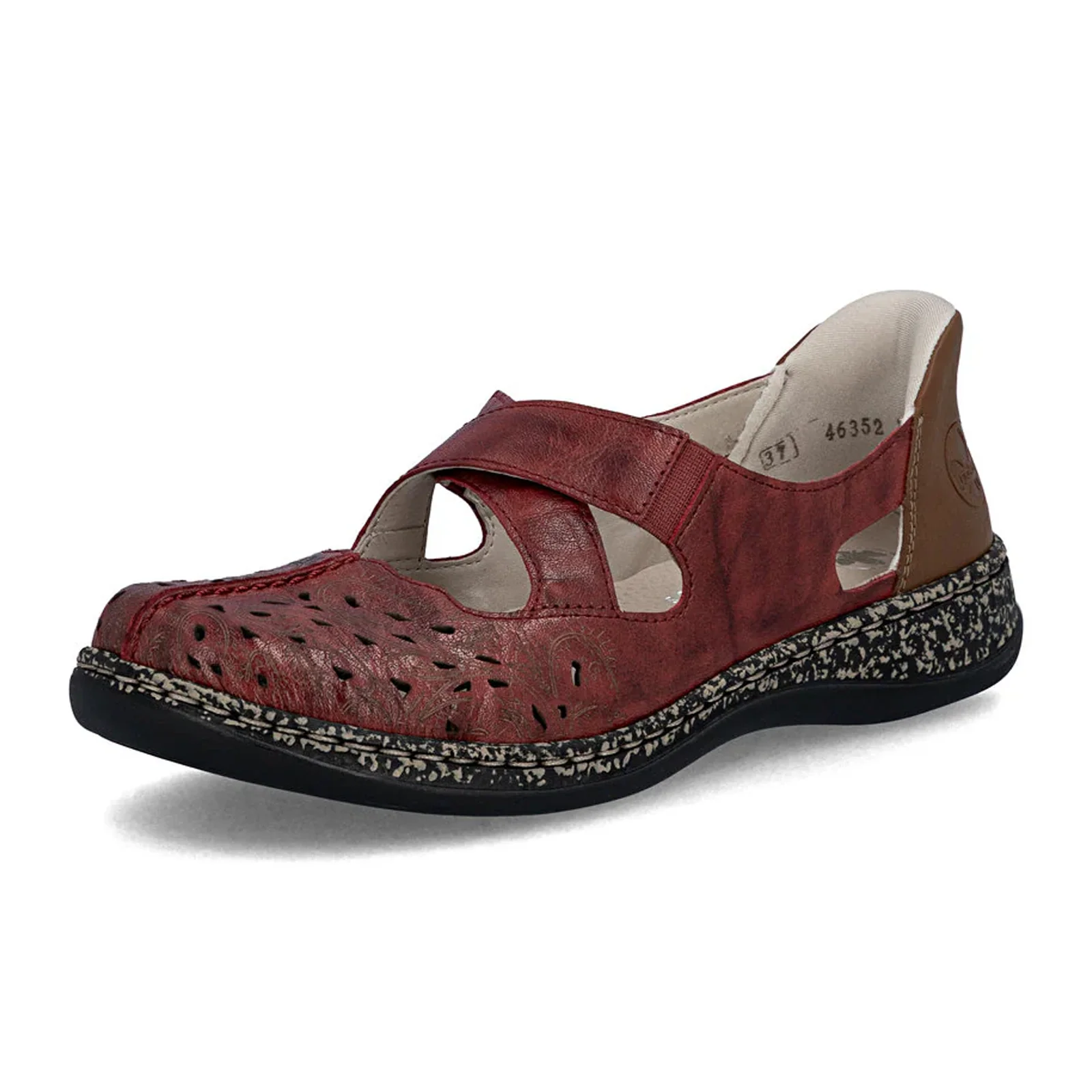 Rieker Daisy 52 Slip On (Women) - Red - Image 3