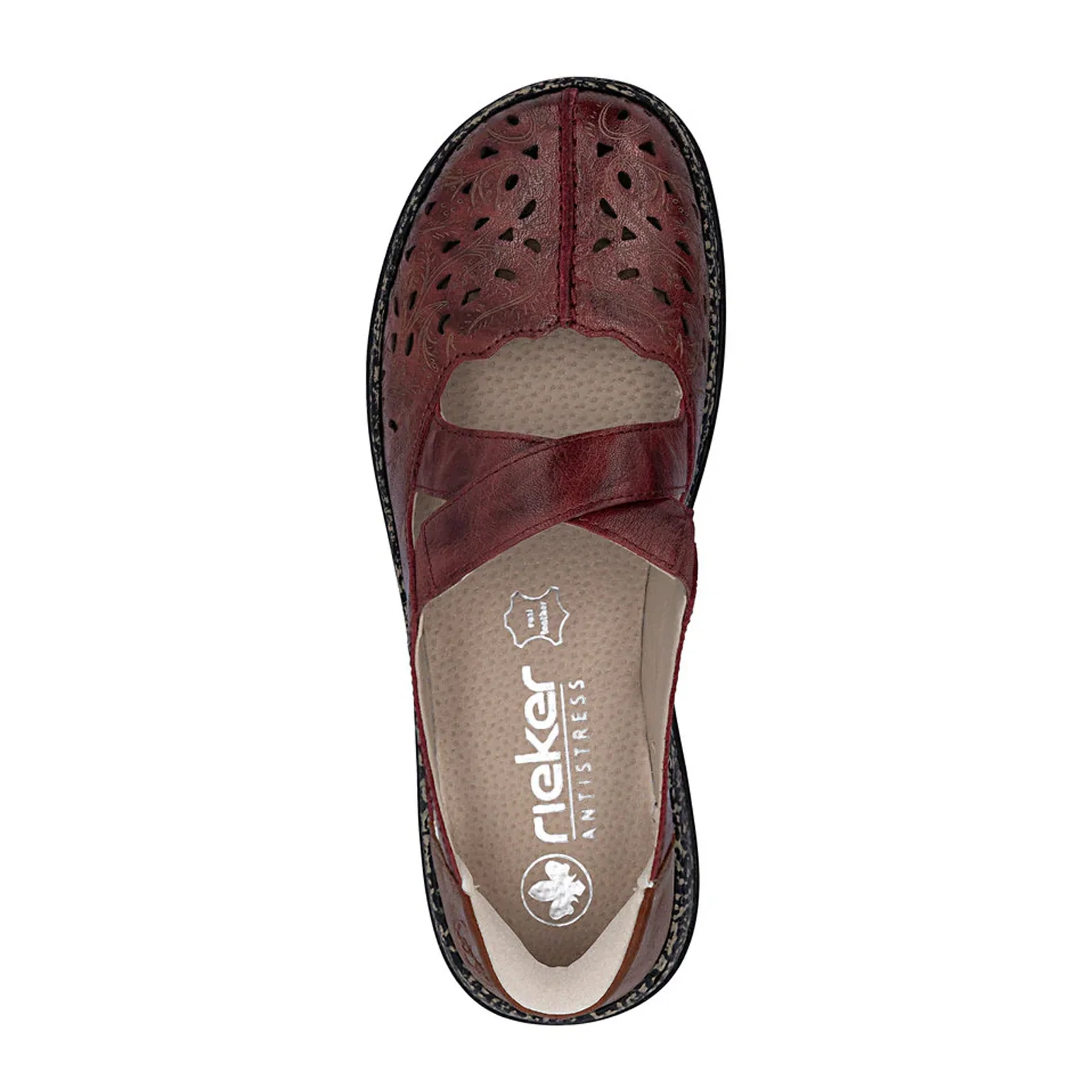 Rieker Daisy 52 Slip On (Women) - Red - Image 7