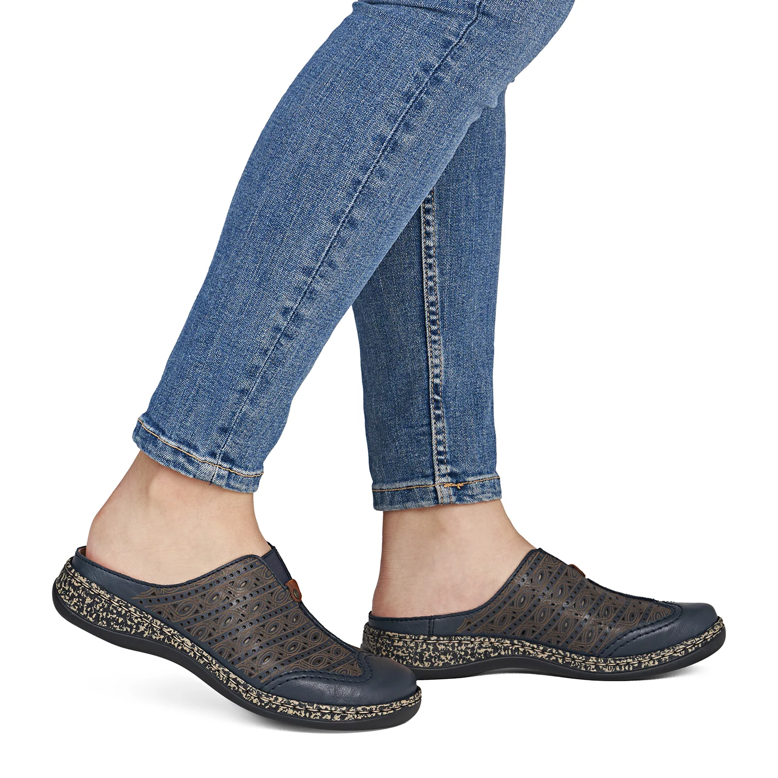 Rieker Daisy 76 Clog (Women) - Blue - Image 10