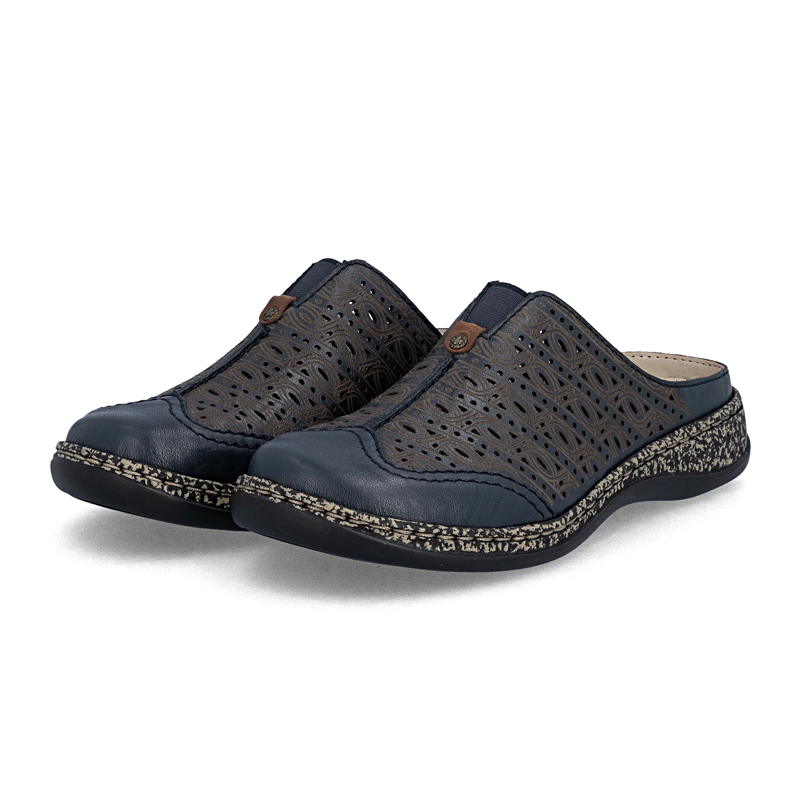 Rieker Daisy 76 Clog (Women) - Blue - Image 6