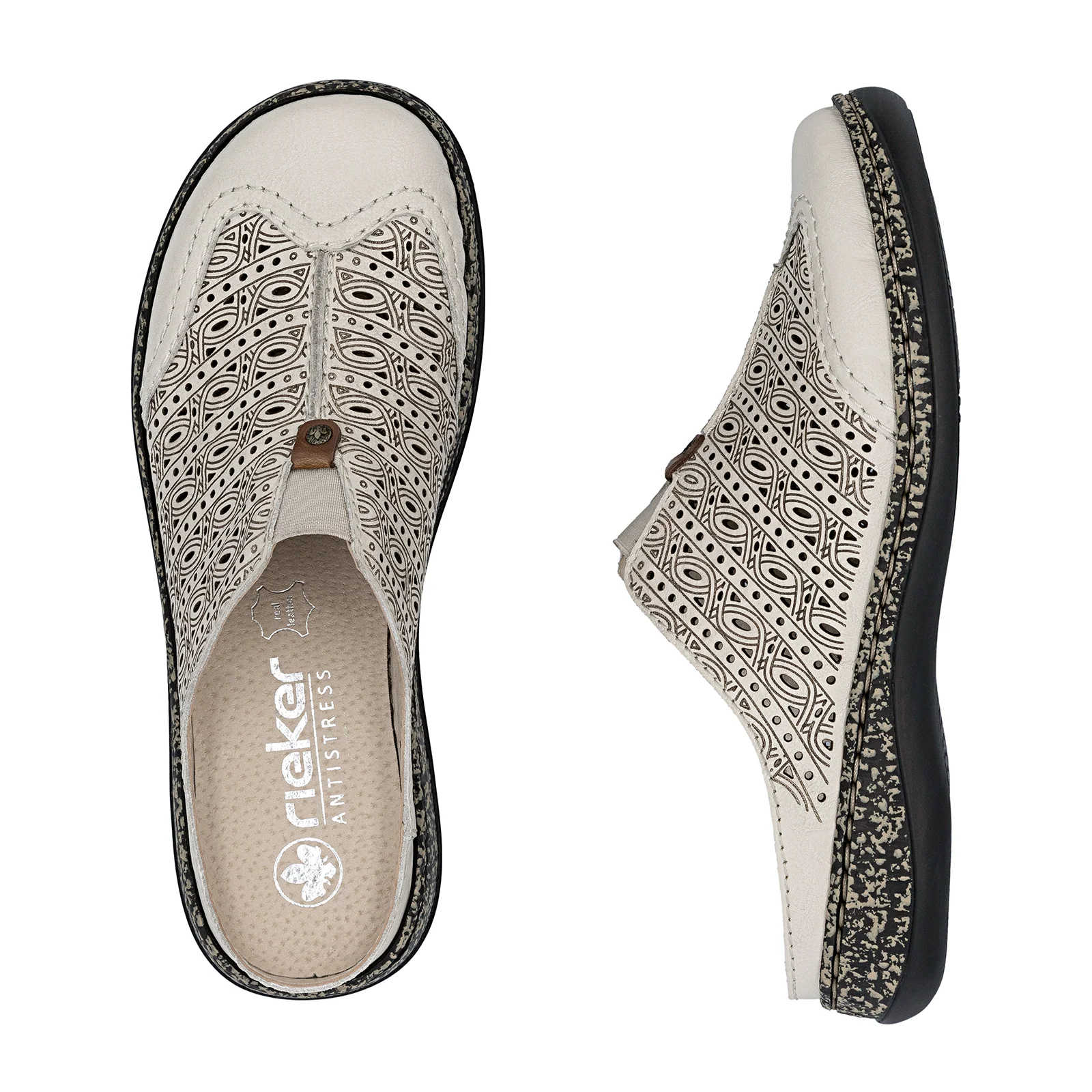 Rieker Daisy 76 Clog (Women) - Off White - Image 7