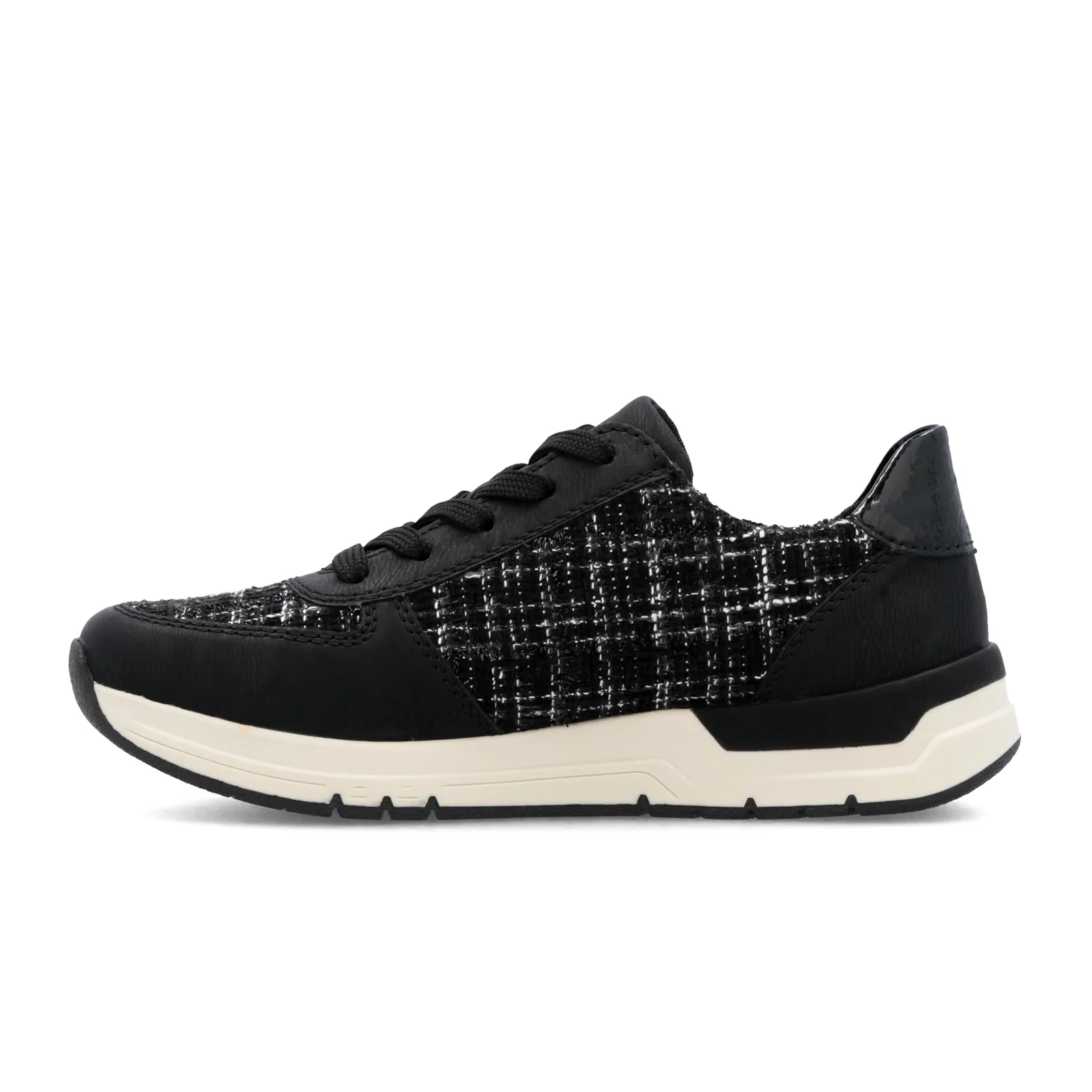 Rieker Destiny 02 Sneaker (Women) - Schwarz/Schwarz Weiss - Image 2