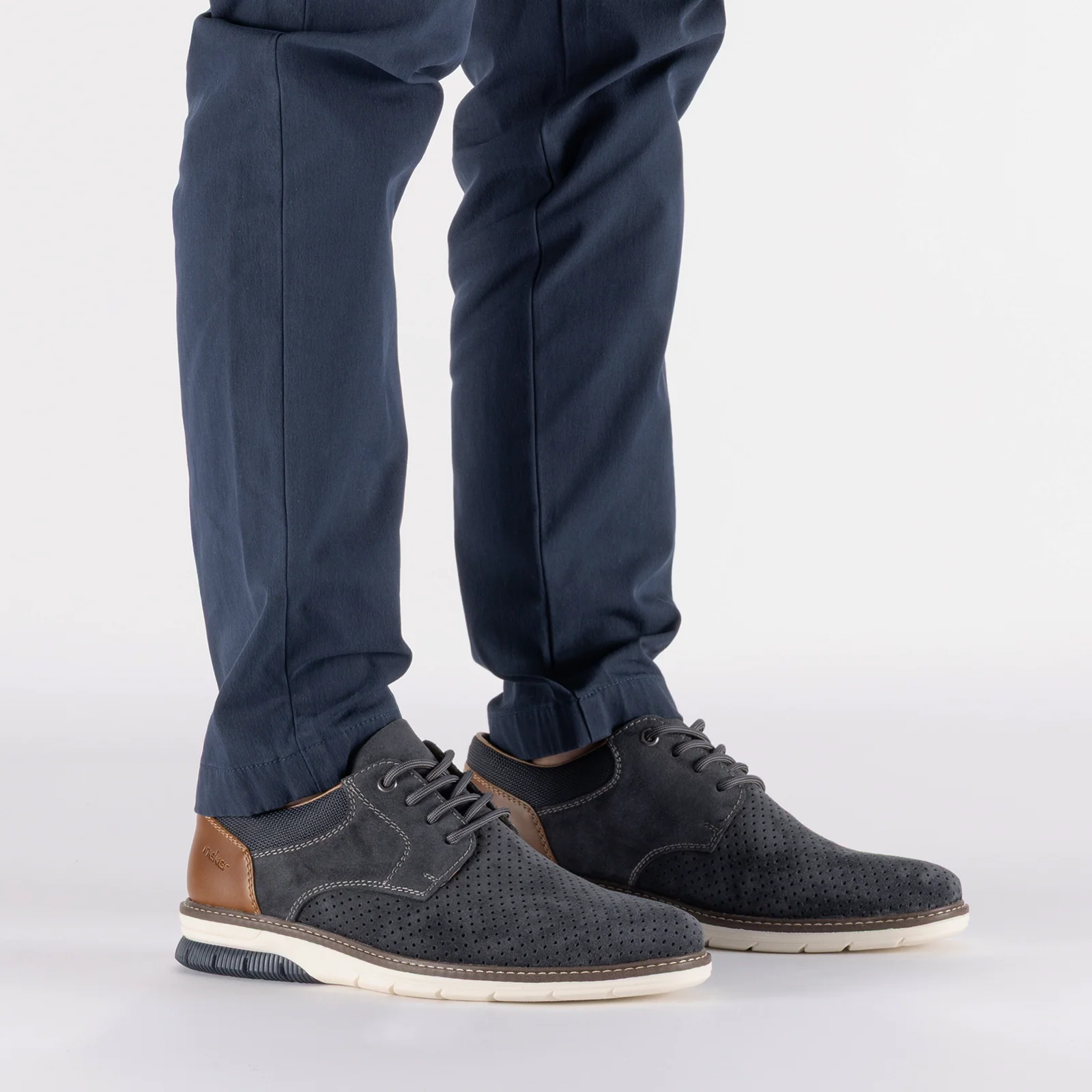 Rieker Dustin 25 Loafer (Men) - Kobalt/Amaretto/Ozean - Image 10