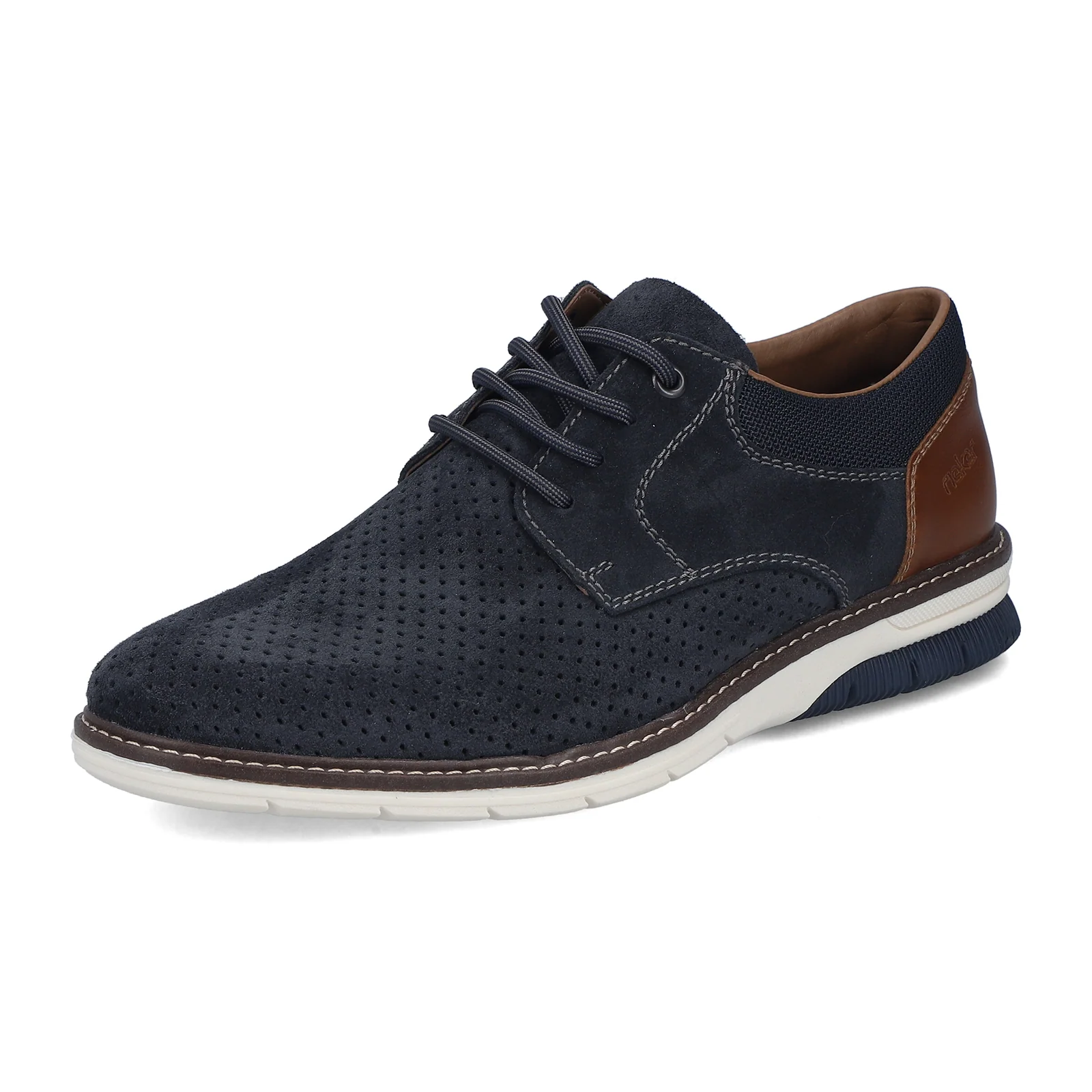 Rieker Dustin 25 Loafer (Men) - Kobalt/Amaretto/Ozean - Image 3