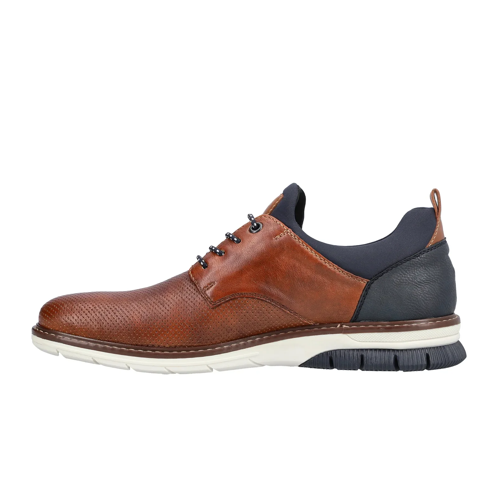 Rieker Dustin 50 Lace Up (Men) - Nut/Blue - Image 2