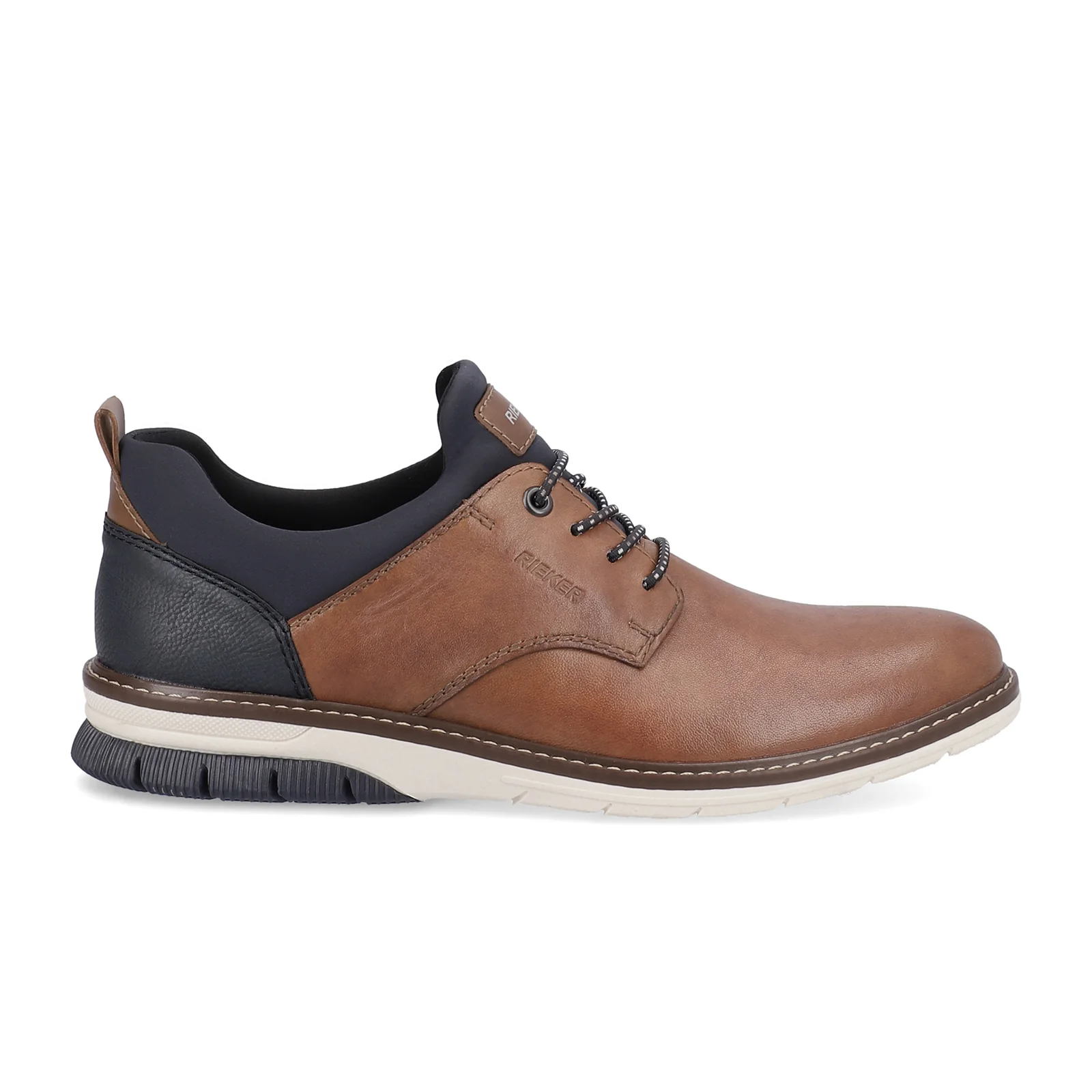Rieker Dustin 54 Slip On (Men) - Nuss/Lake/Navy/Amaretto