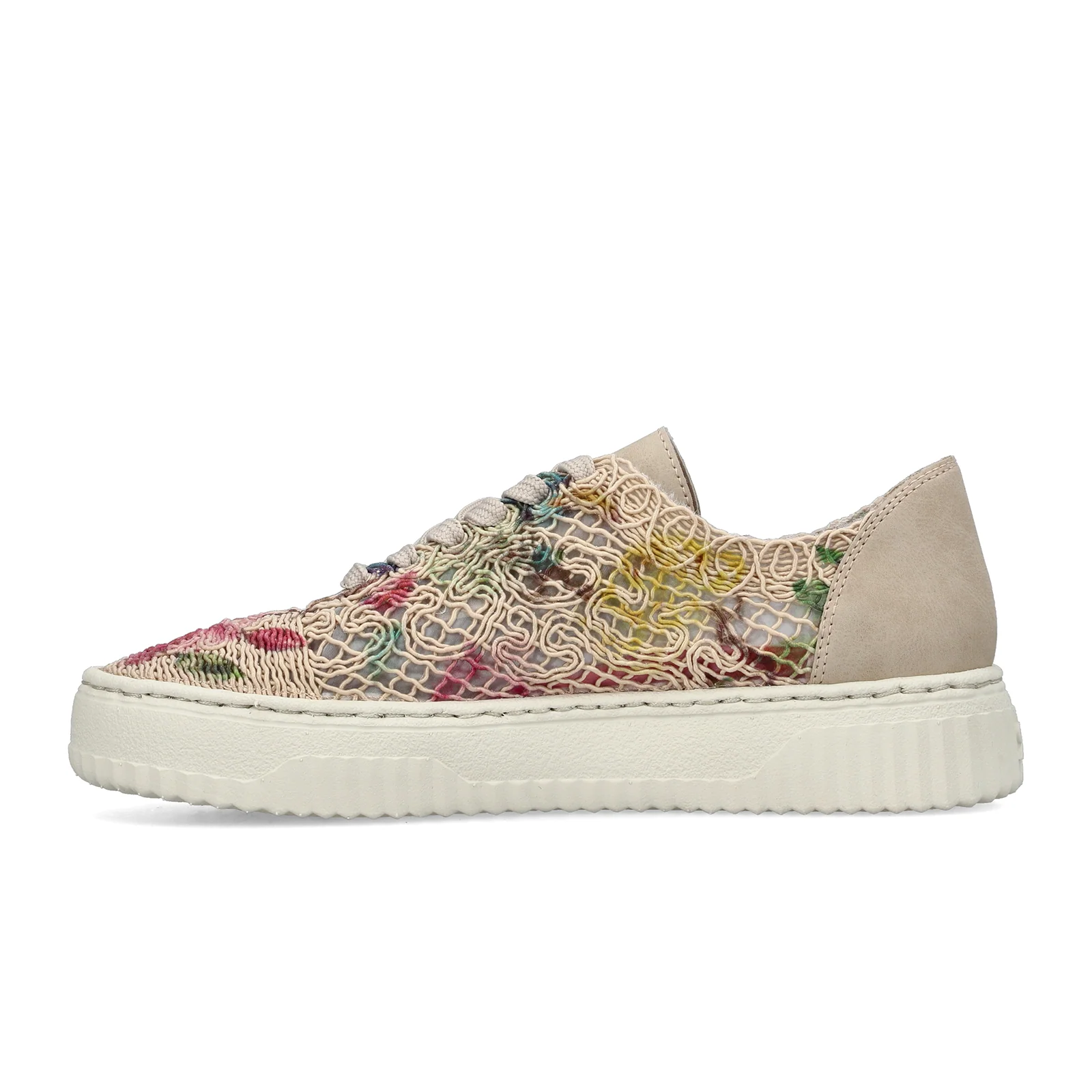 Rieker Enya 19 Sneaker (Women) - Ginger/Pink Multi - Image 2