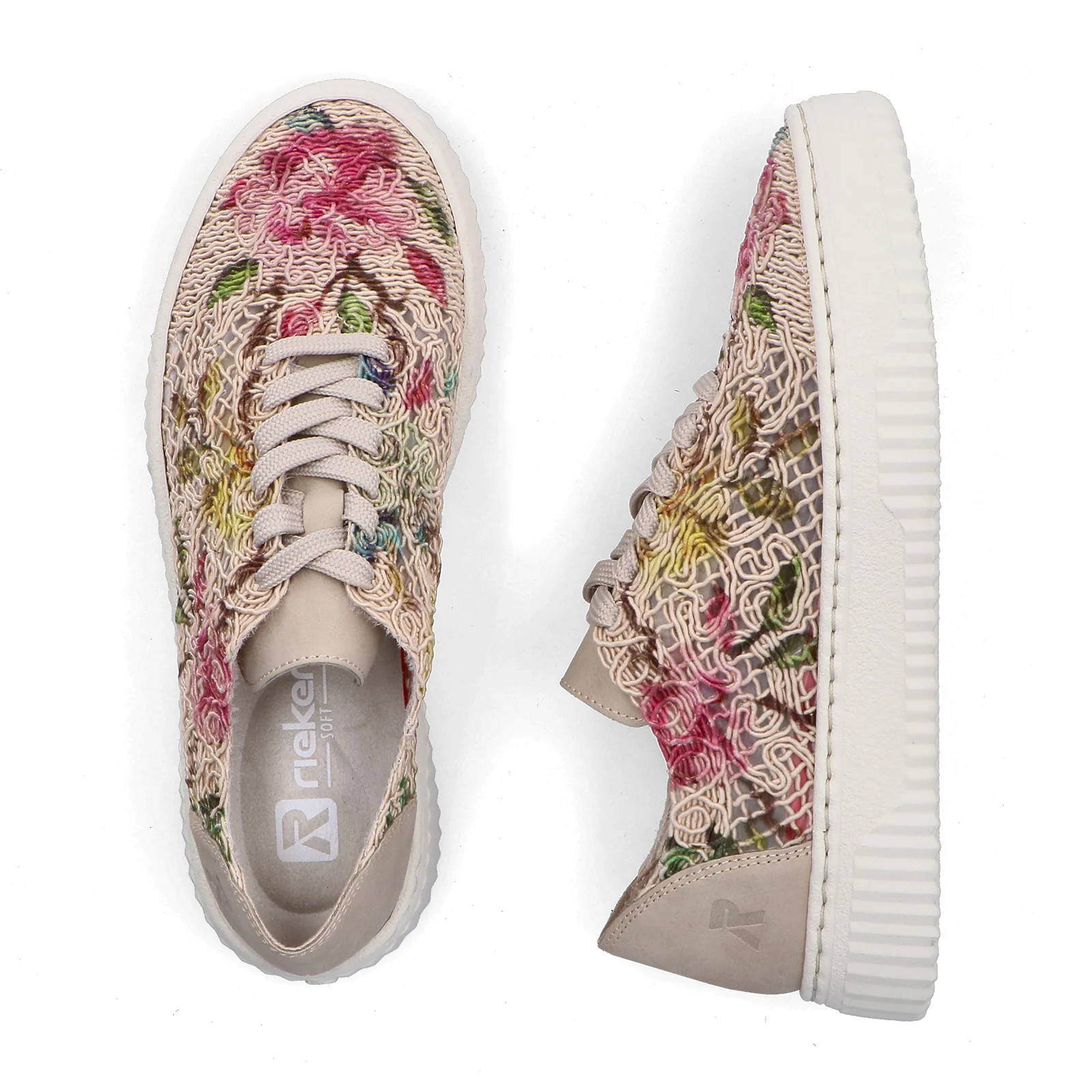 Rieker Enya 19 Sneaker (Women) - Ginger/Pink Multi - Image 7