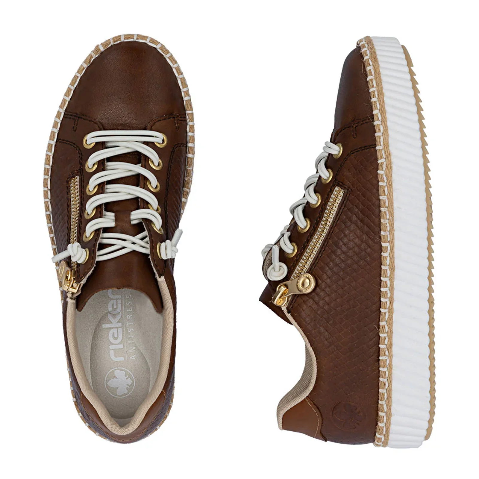 Rieker Enya 40 Sneaker (Women) - Chestnut - Image 7